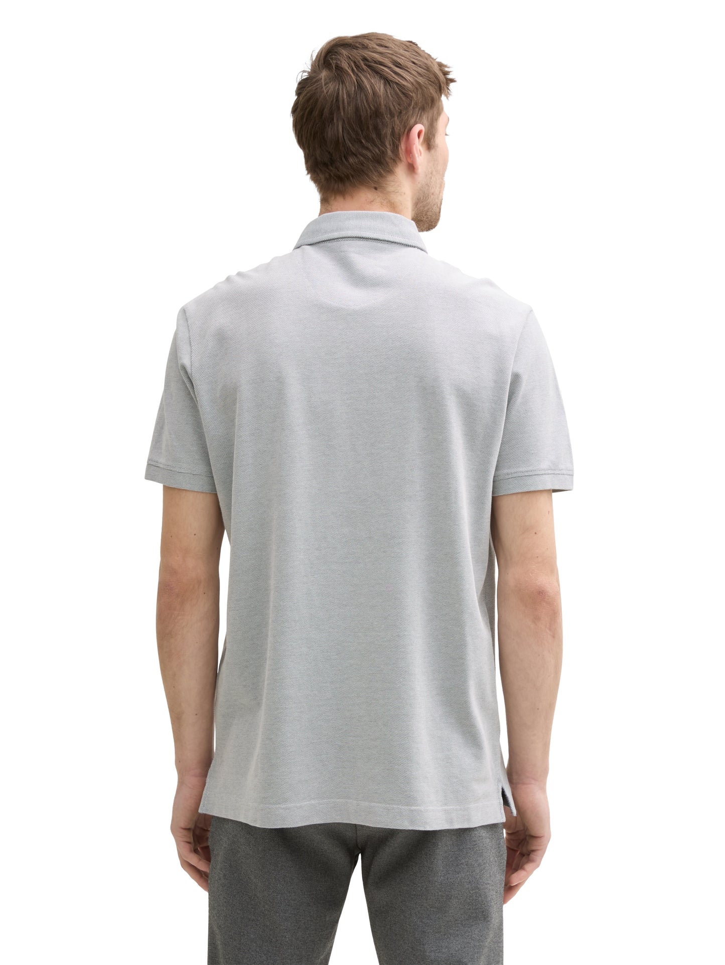 Poloshirt mit Struktur