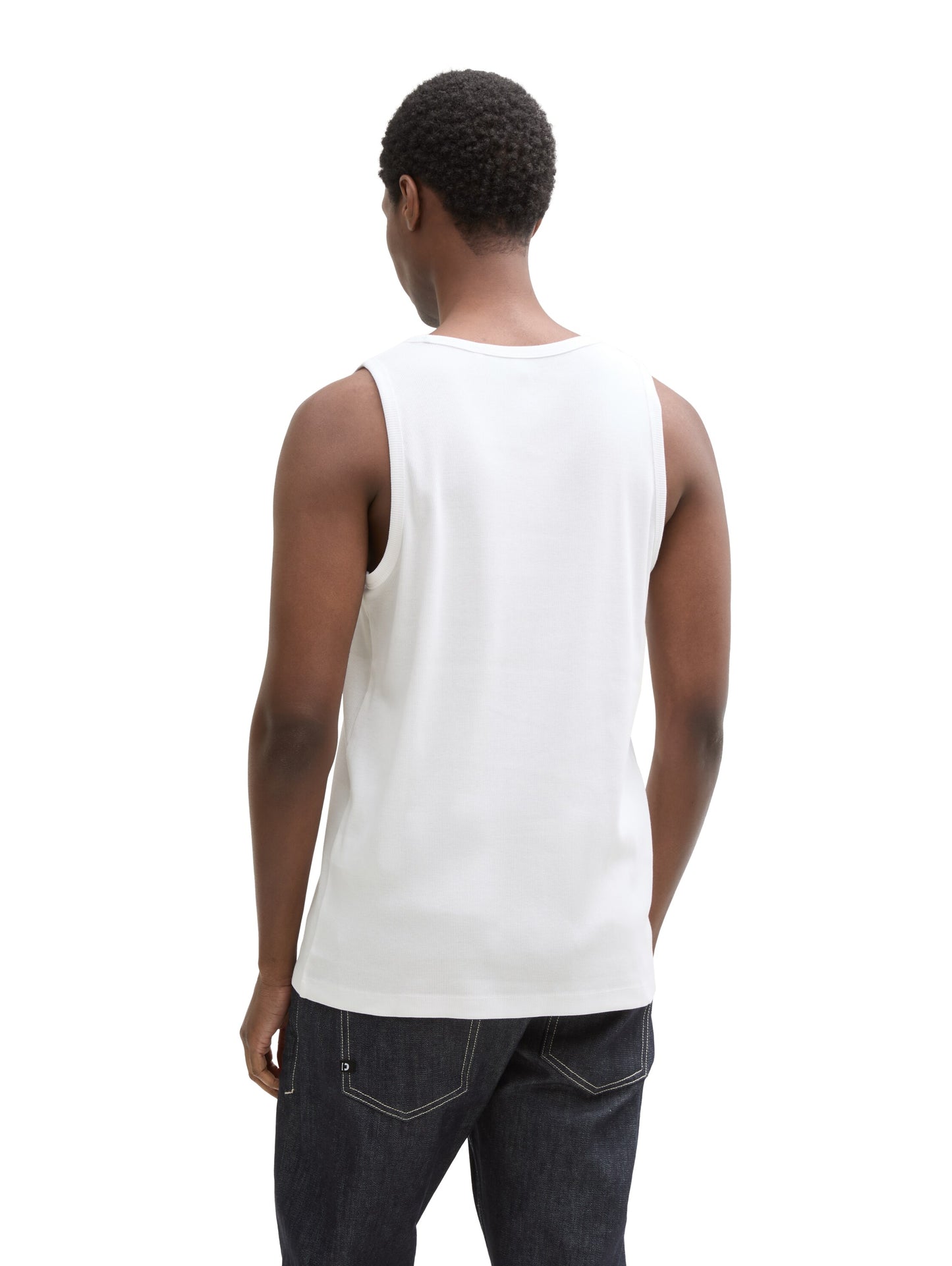 Ripp Tanktop aus Baumwolle