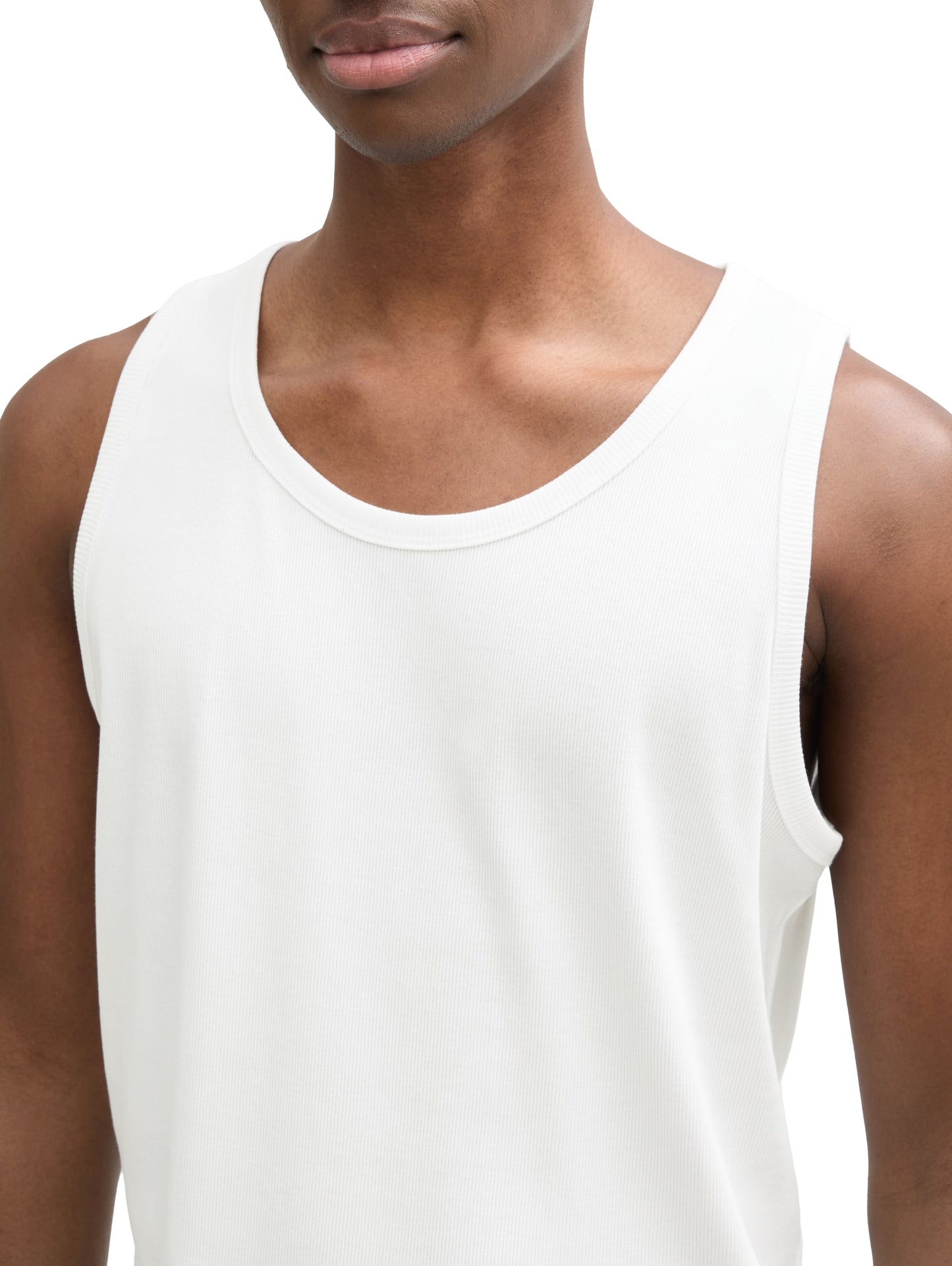 Ripp Tanktop aus Baumwolle
