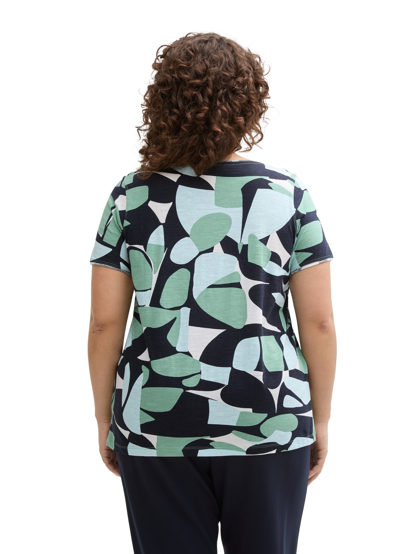Plus Size - T-Shirt mit Rundhalsausschnitt