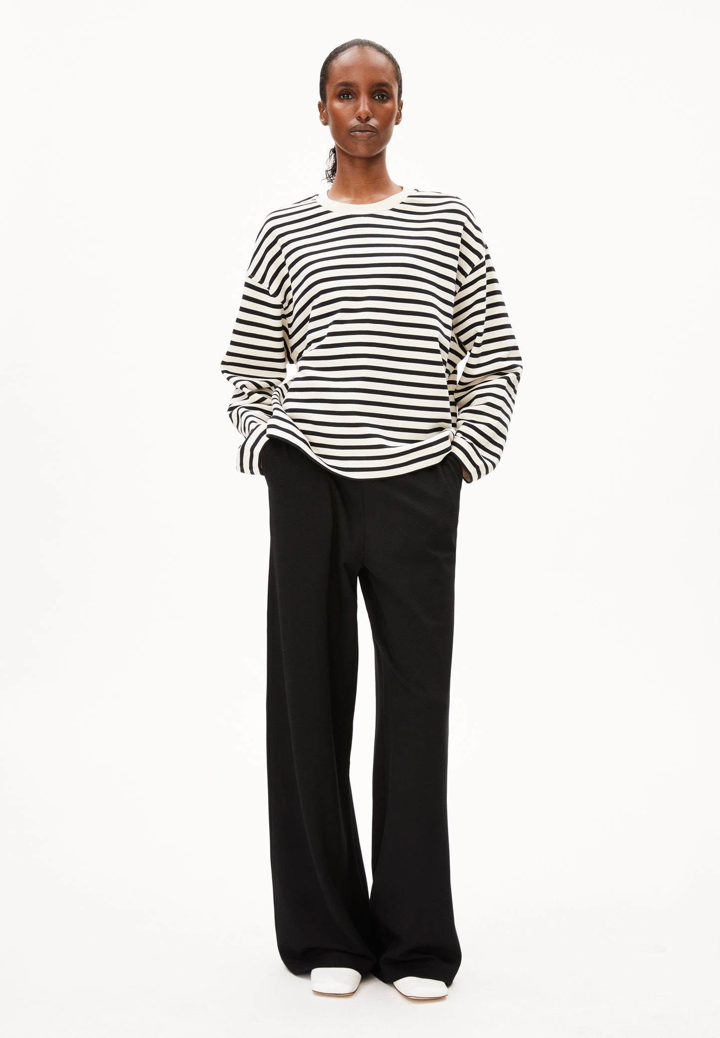 FRANKAA MAARLEN STRIPE SWEAT