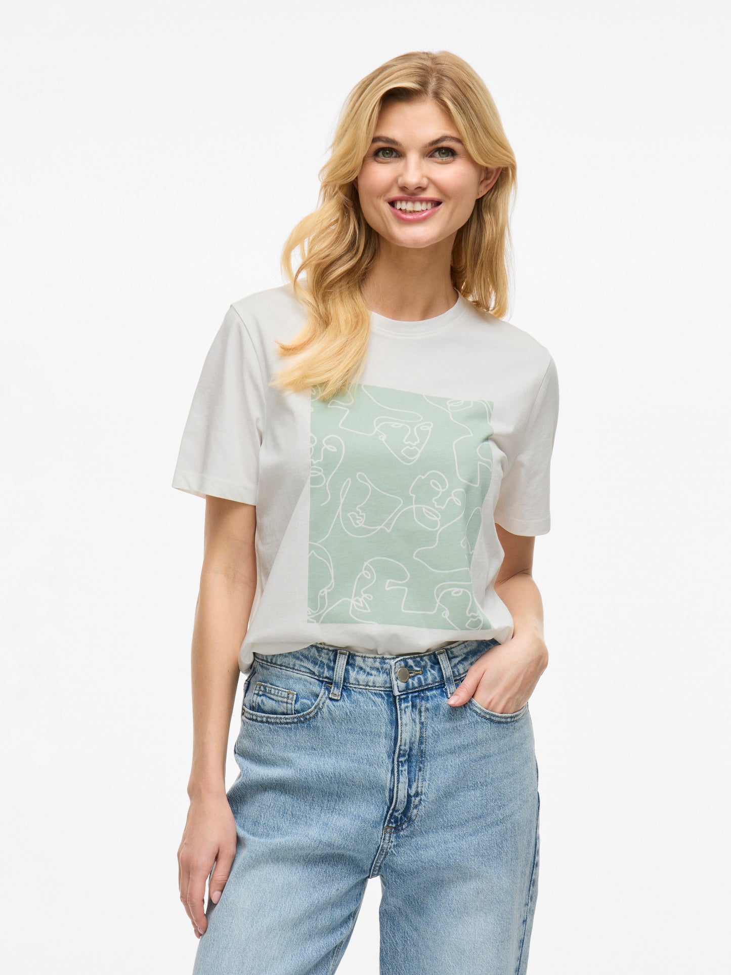 VISYBIL FACES O-NECK S/S T-SHIRT/DFS