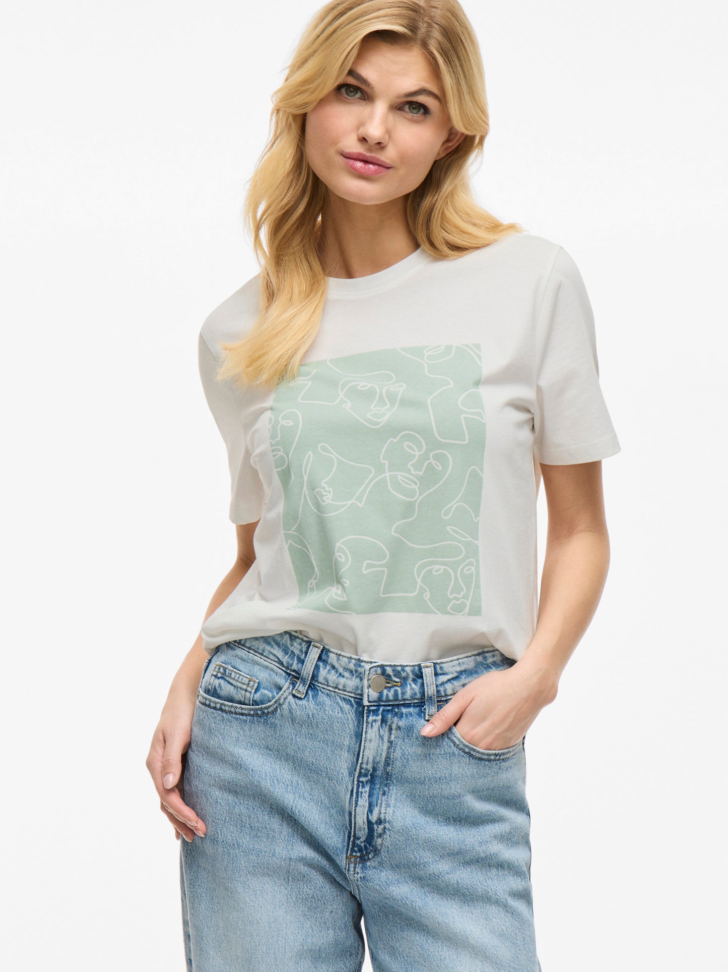 VISYBIL FACES O-NECK S/S T-SHIRT/DFS