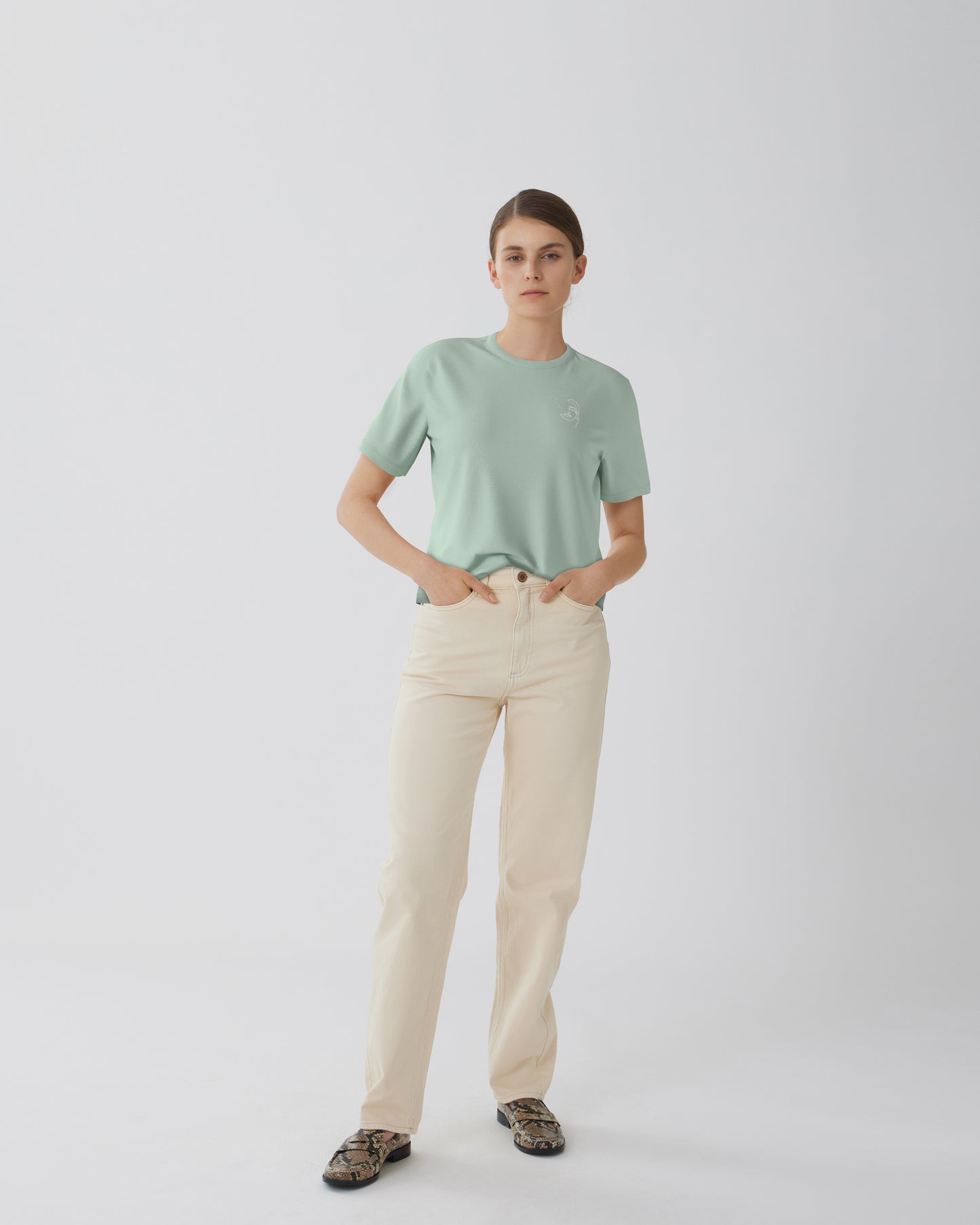 VISYBIL FACES O-NECK S/S T-SHIRT/DFS