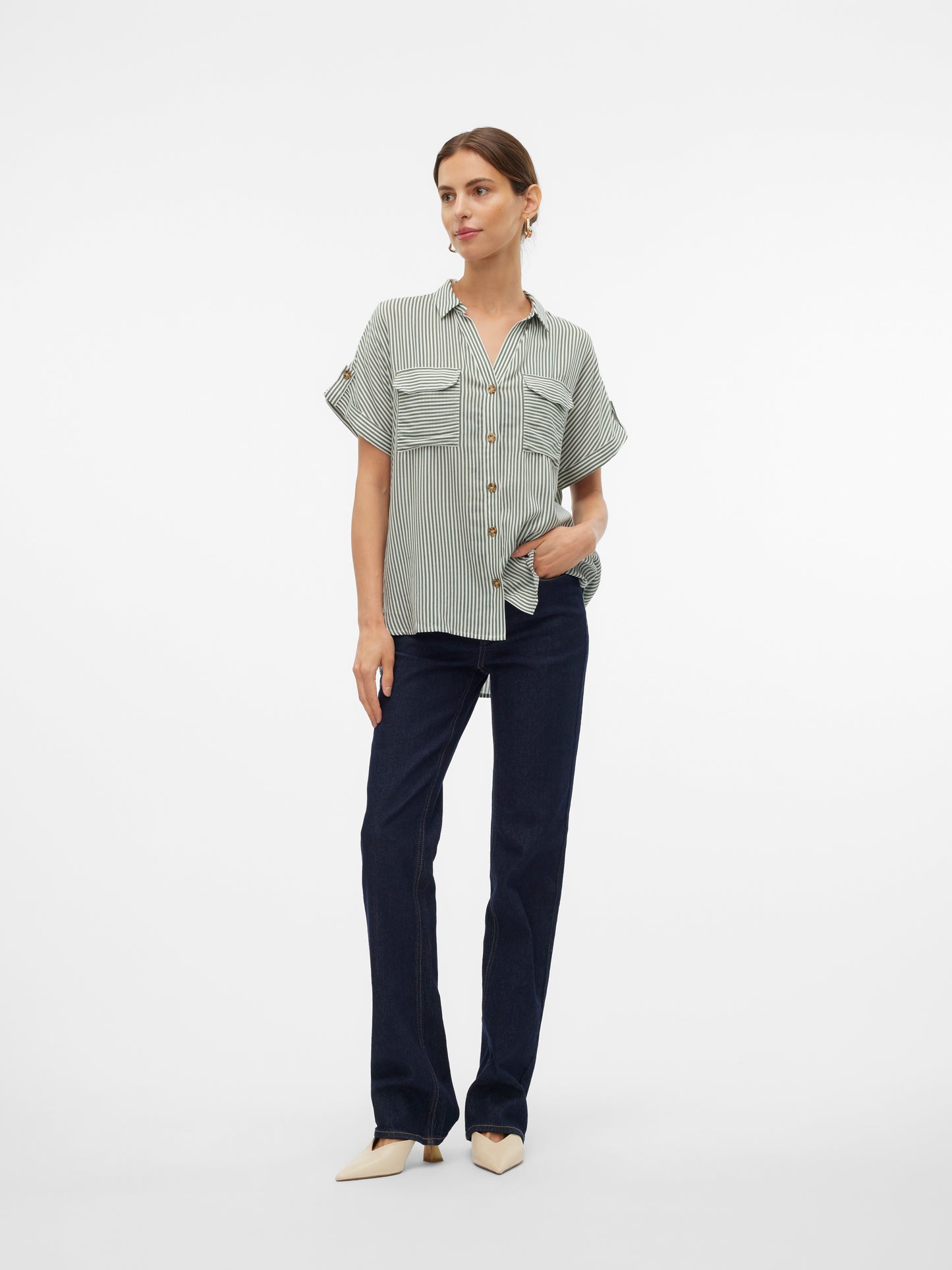 VMBUMPY SS SHIRT WVN GA NOOS