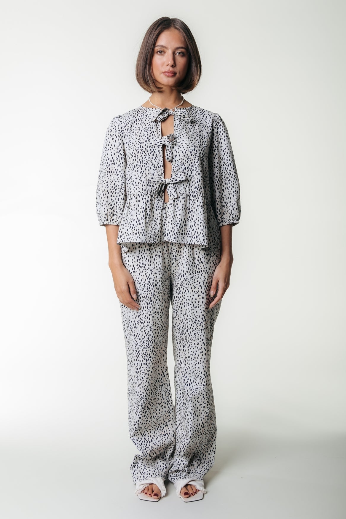 Melody Cheetah Straight Pants
