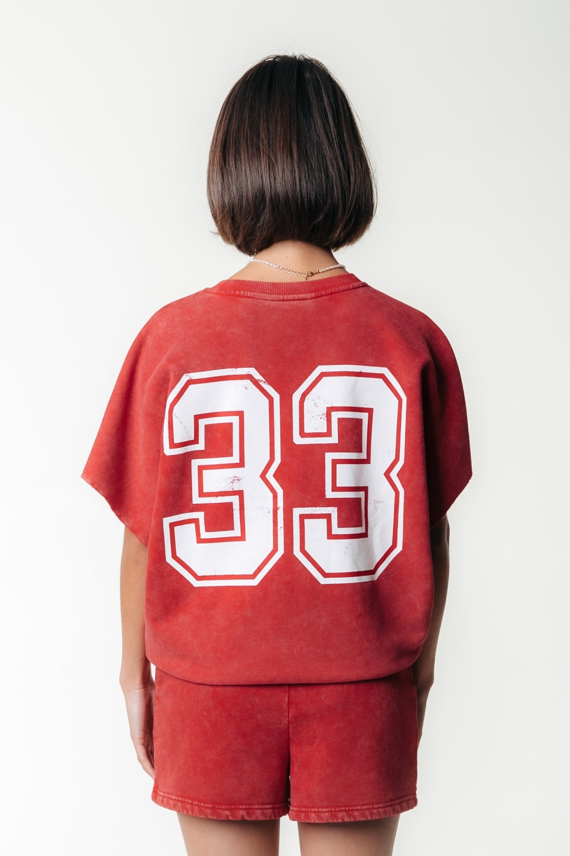 Rebels 33 Acid Wash Drppd Shldr Sweat SS