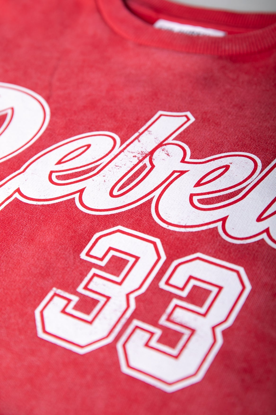 Rebels 33 Acid Wash Drppd Shldr Sweat SS