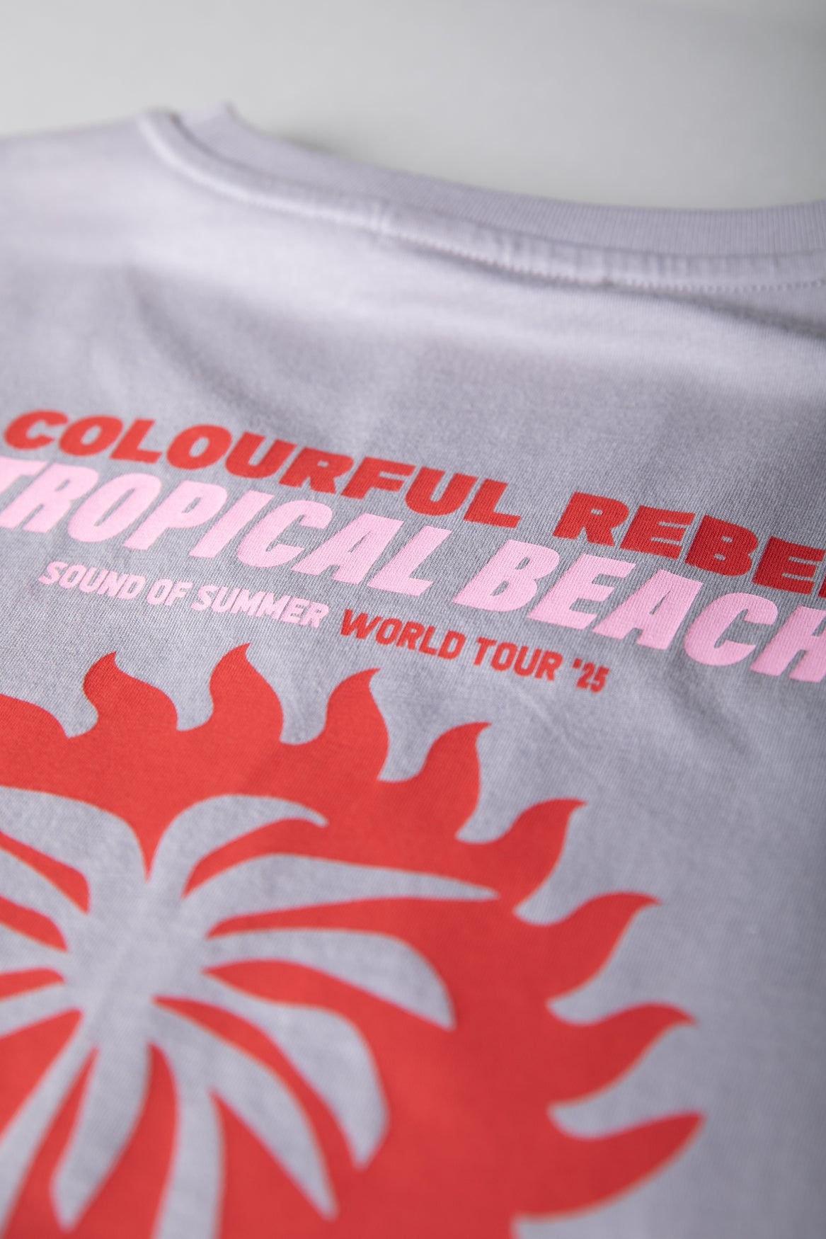 Tropical Beach Tour Boxy Tee