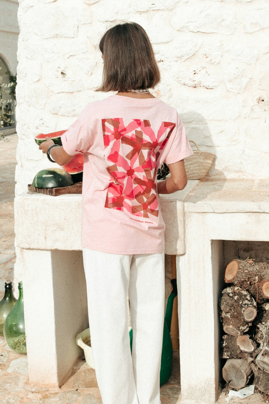 Flower Square Boxy Tee