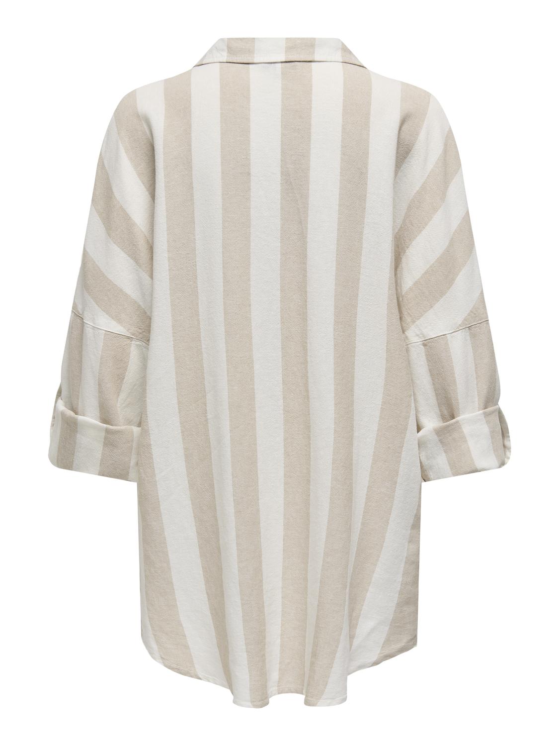 ONLCARO 3/4 LINEN BL TUNIC CC PNT