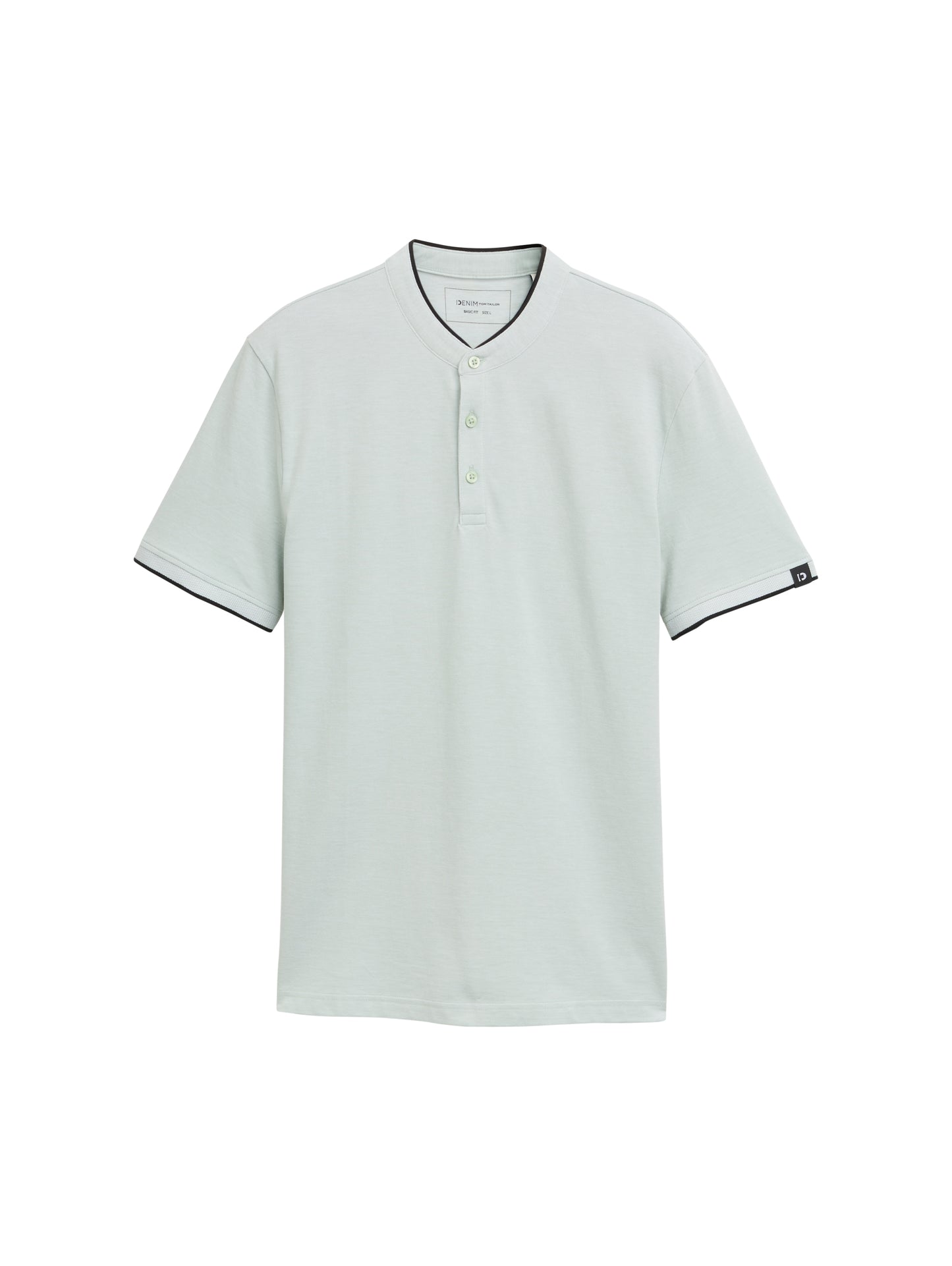 Piqué Poloshirt mit Stehkragen