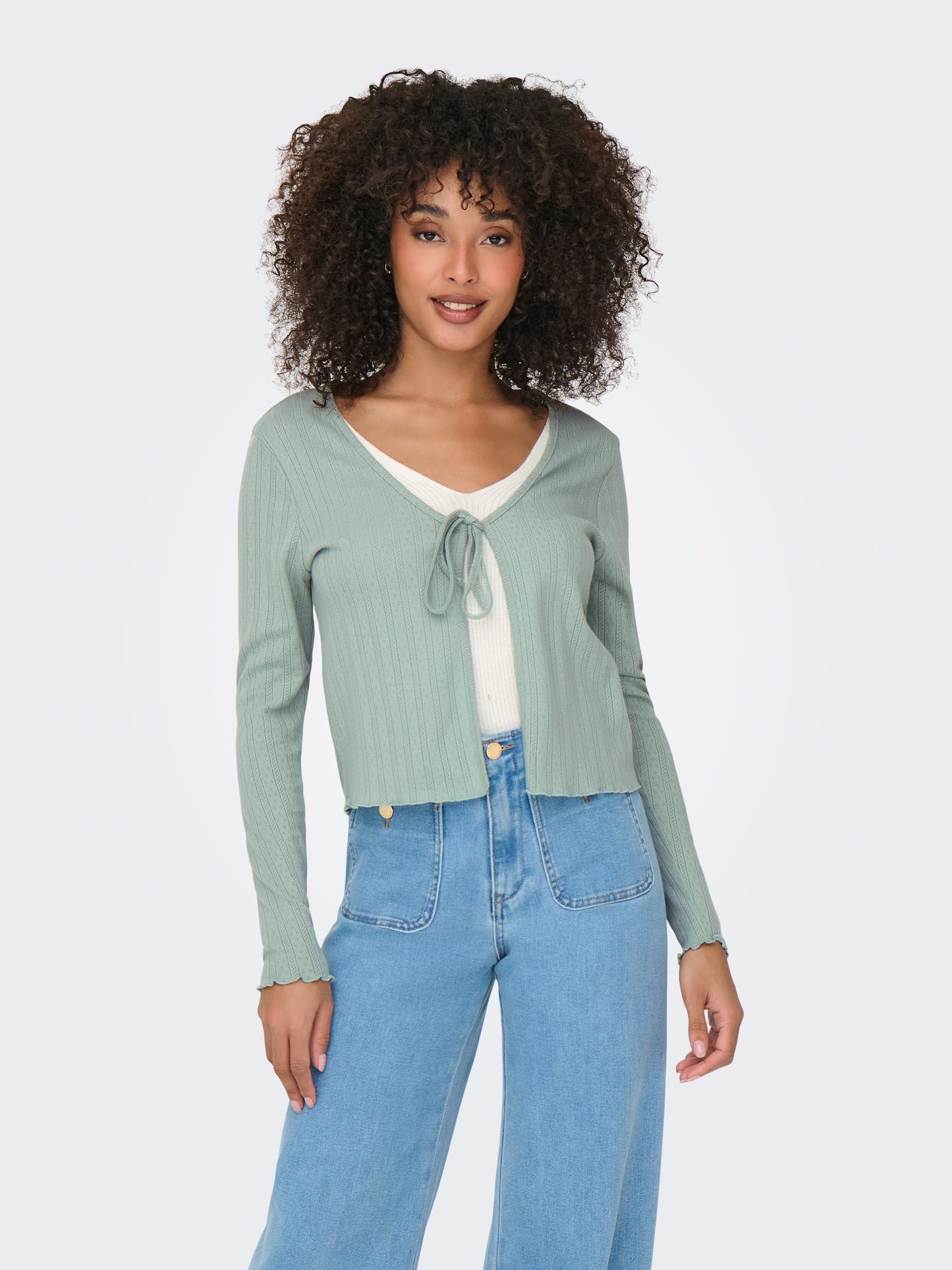 ONLCARLOTTA L/S STRING CARDIGAN JRS