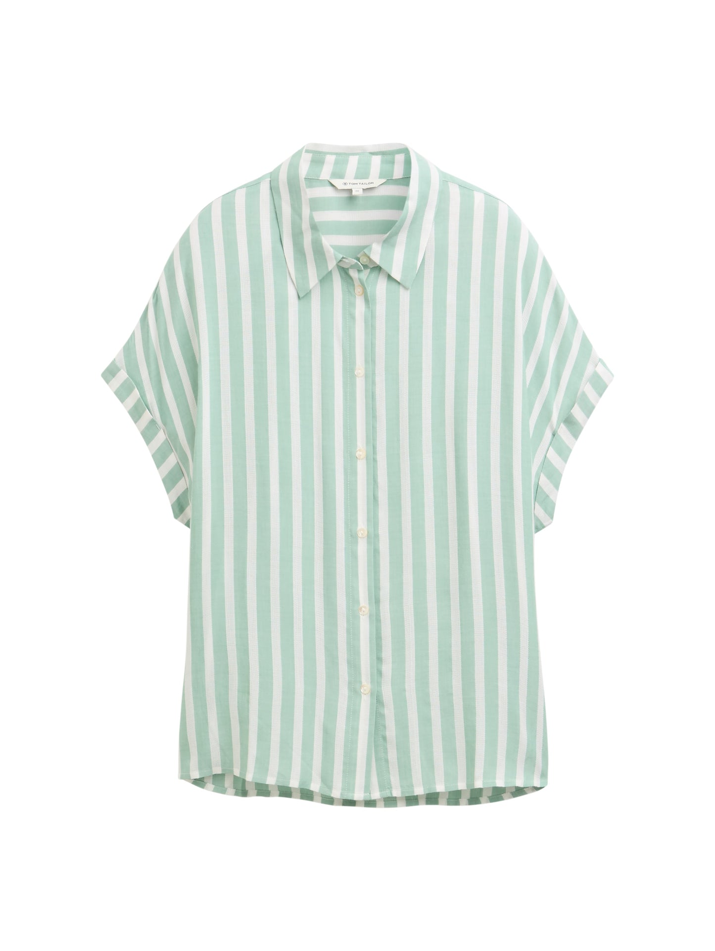 Loose Fit Bluse mit Streifenmuster