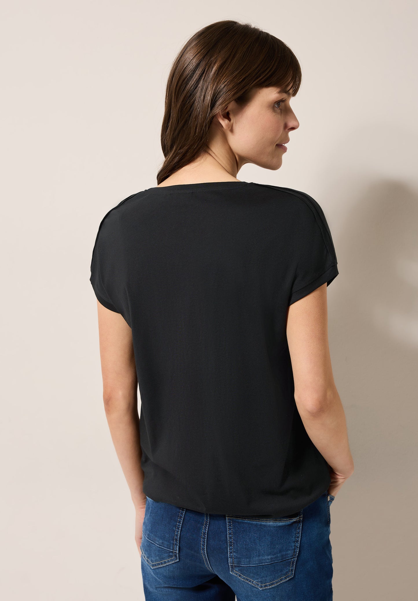 Shirt in Unifarbe