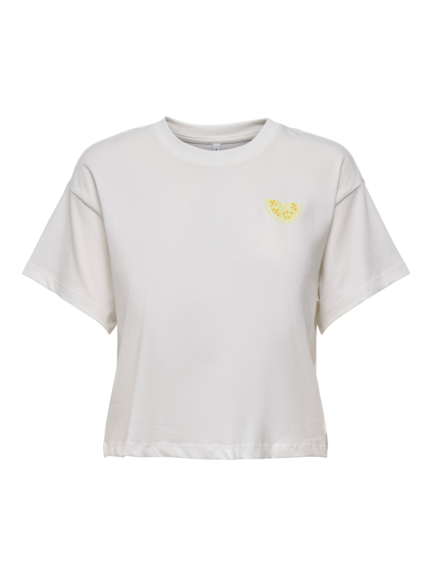 ONLANNBEL LIFE S/S BOXY CROP TEE CS JRS