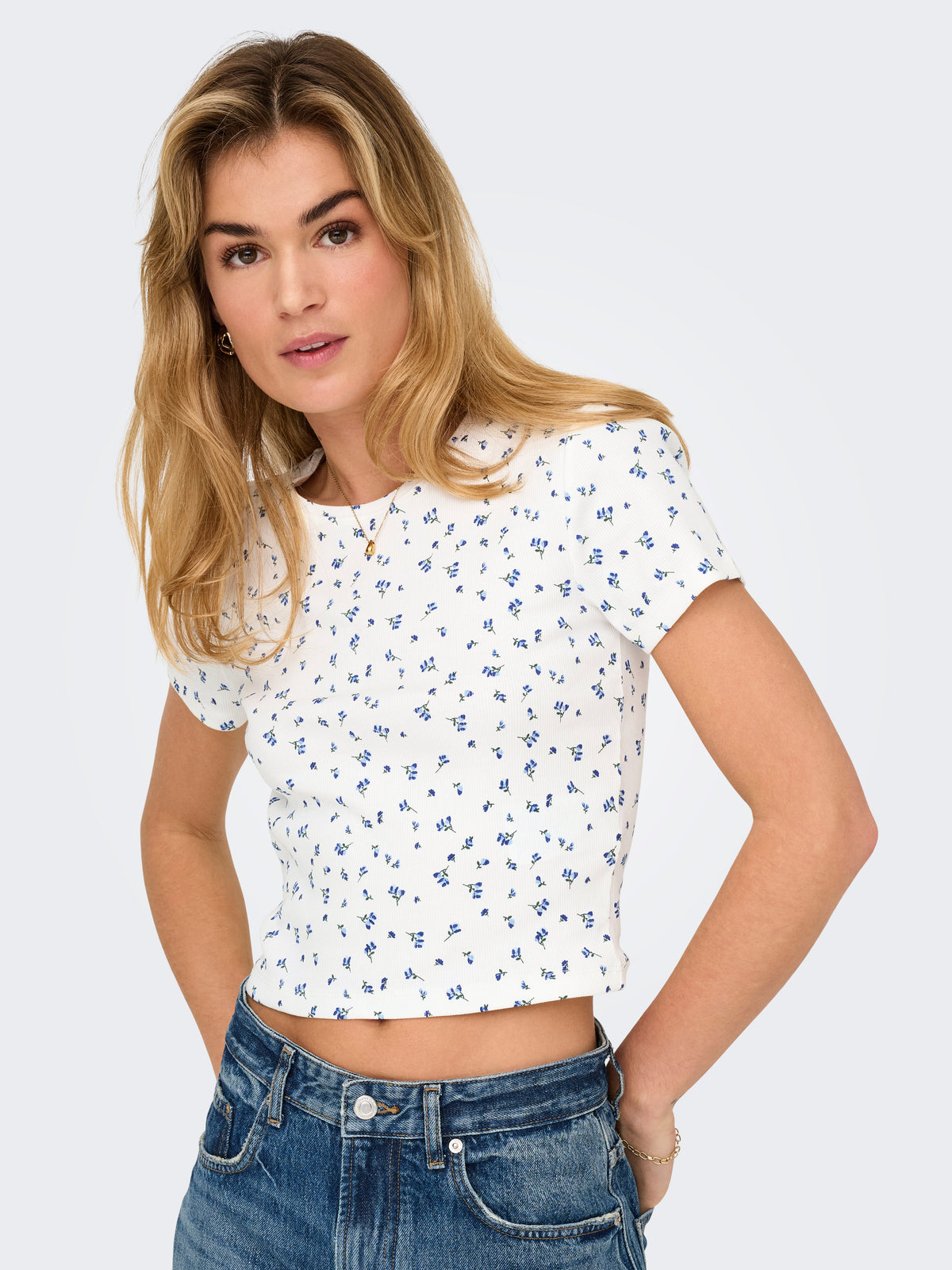 ONLFENJA S/S AOP TOP JRS NOOS