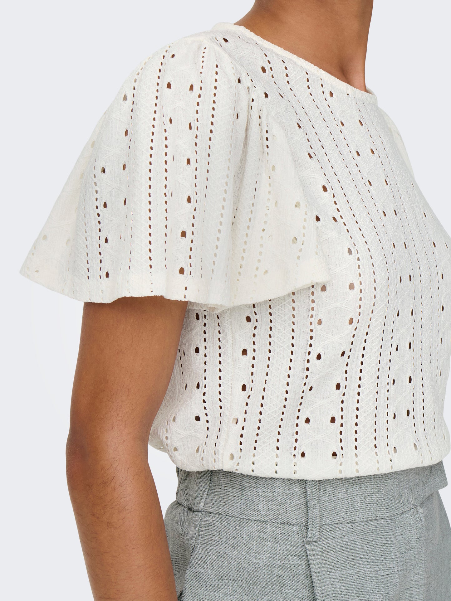 ONLRIVERSIDE S/S FLAIRED TOP NOOS JRS
