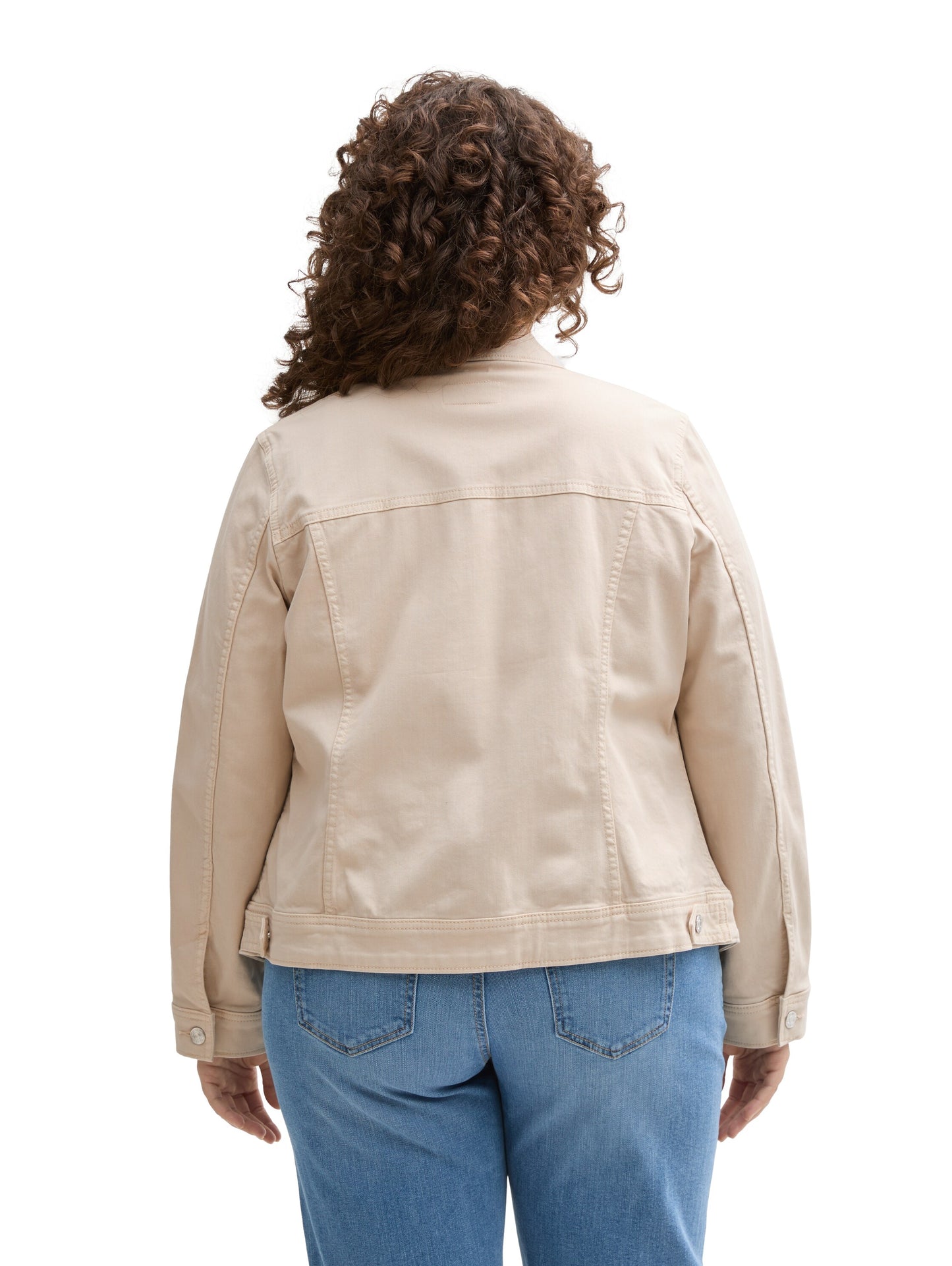 Plus Size - Jeansjacke mit Eingriffstaschen