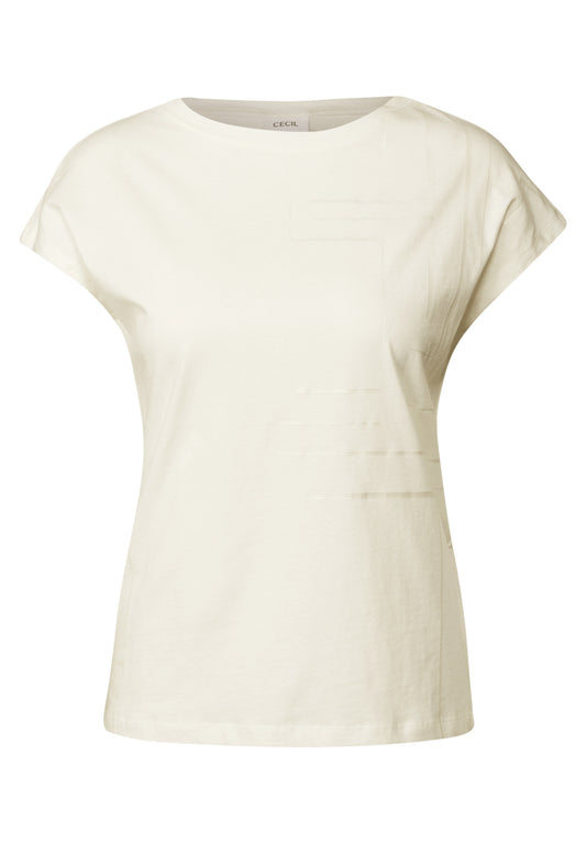 T-Shirt mit Folien-Print