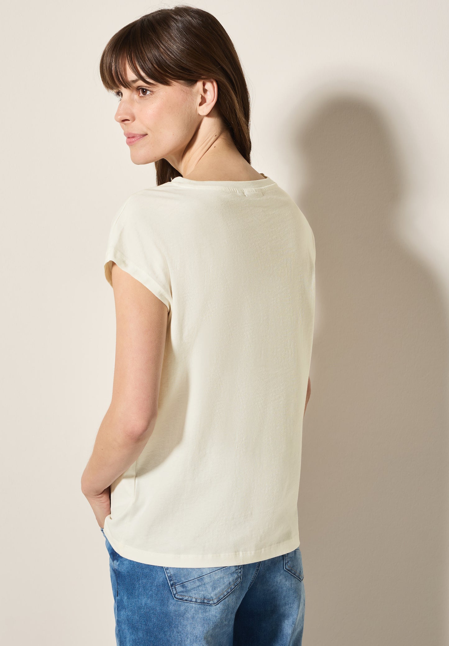 T-Shirt mit Folien-Print