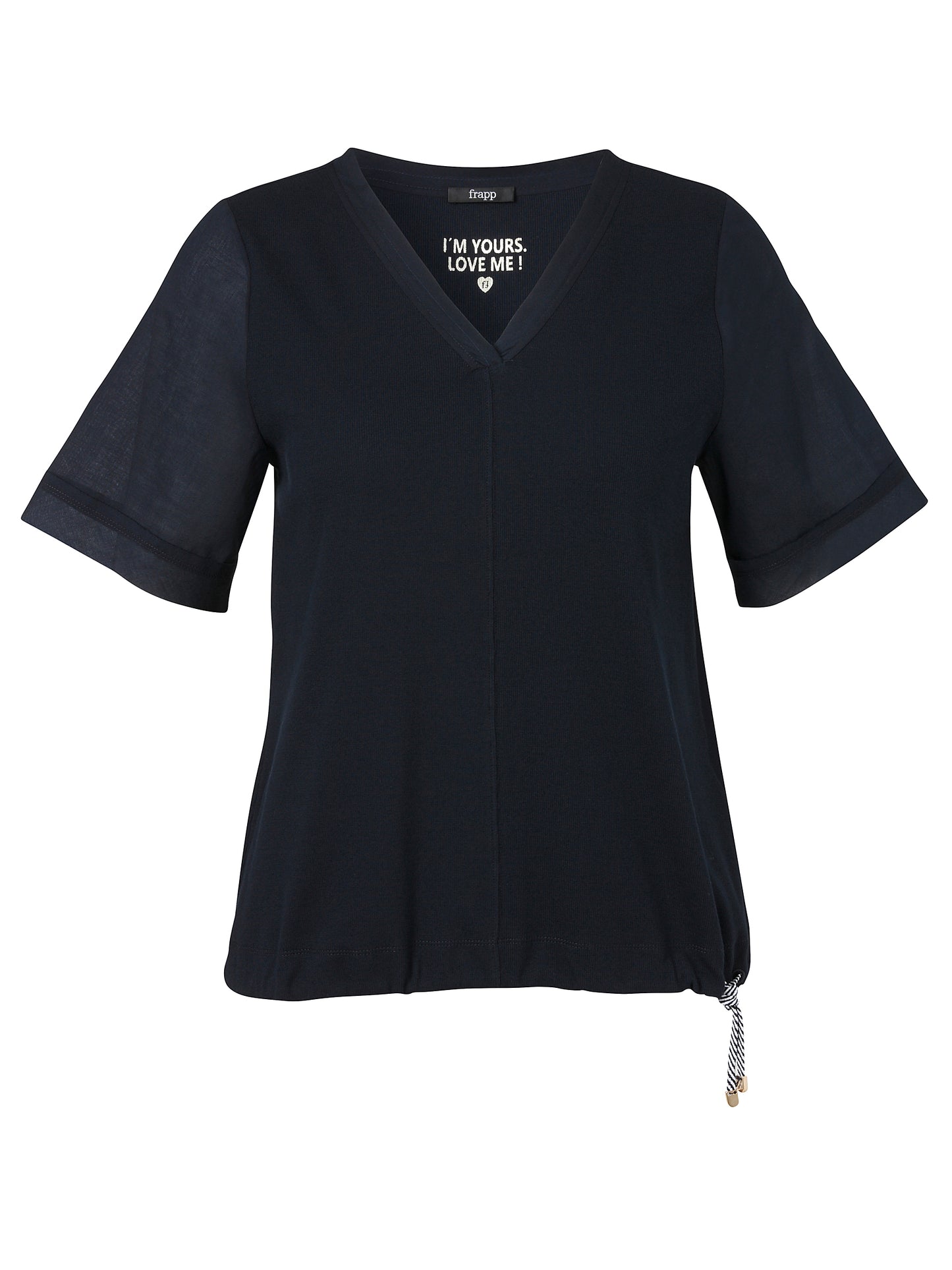 T-Shirt V-Ausschnitt 1/2 Arm
