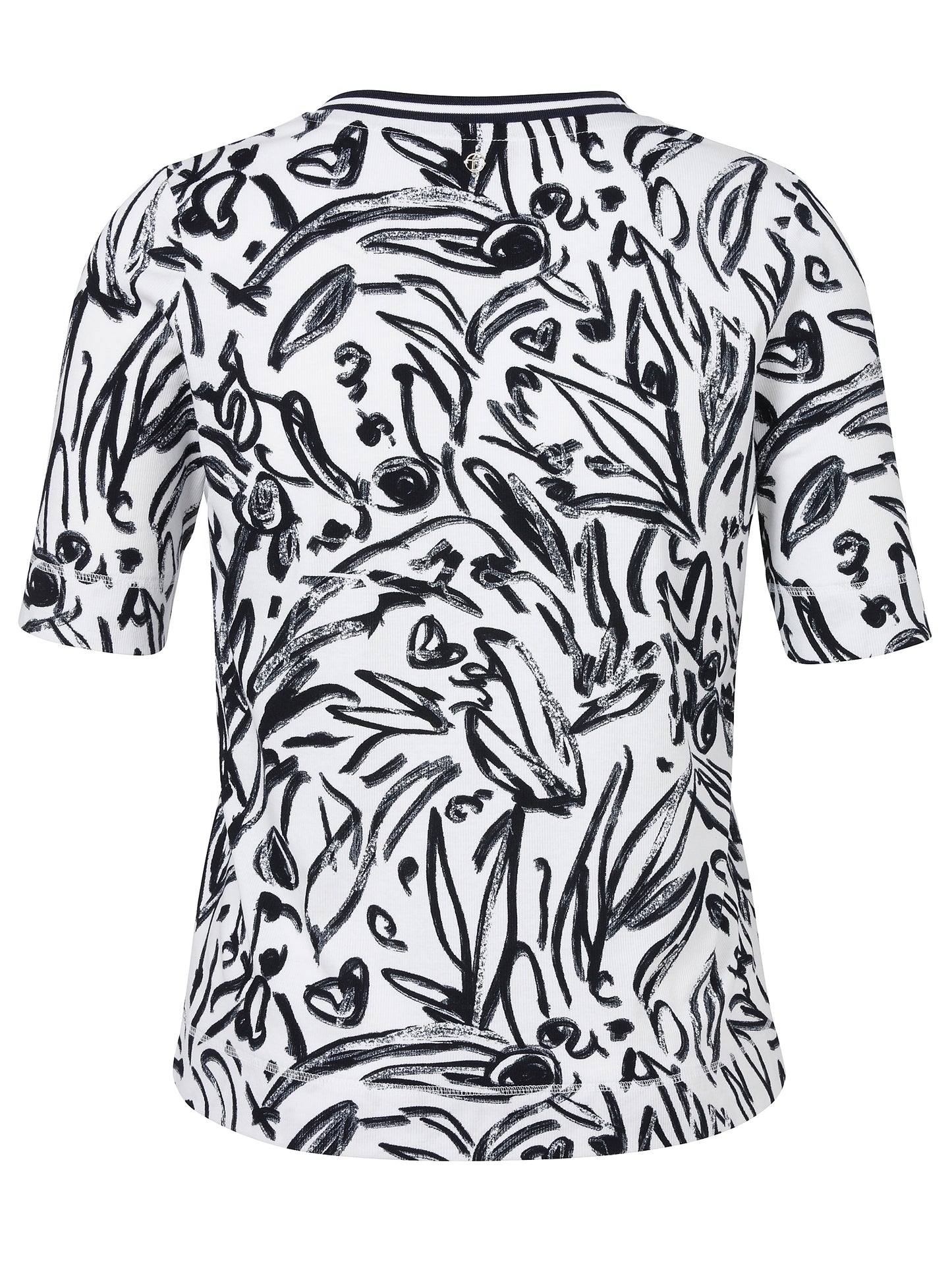 T-Shirt Rundhals 1/2 Arm Druck