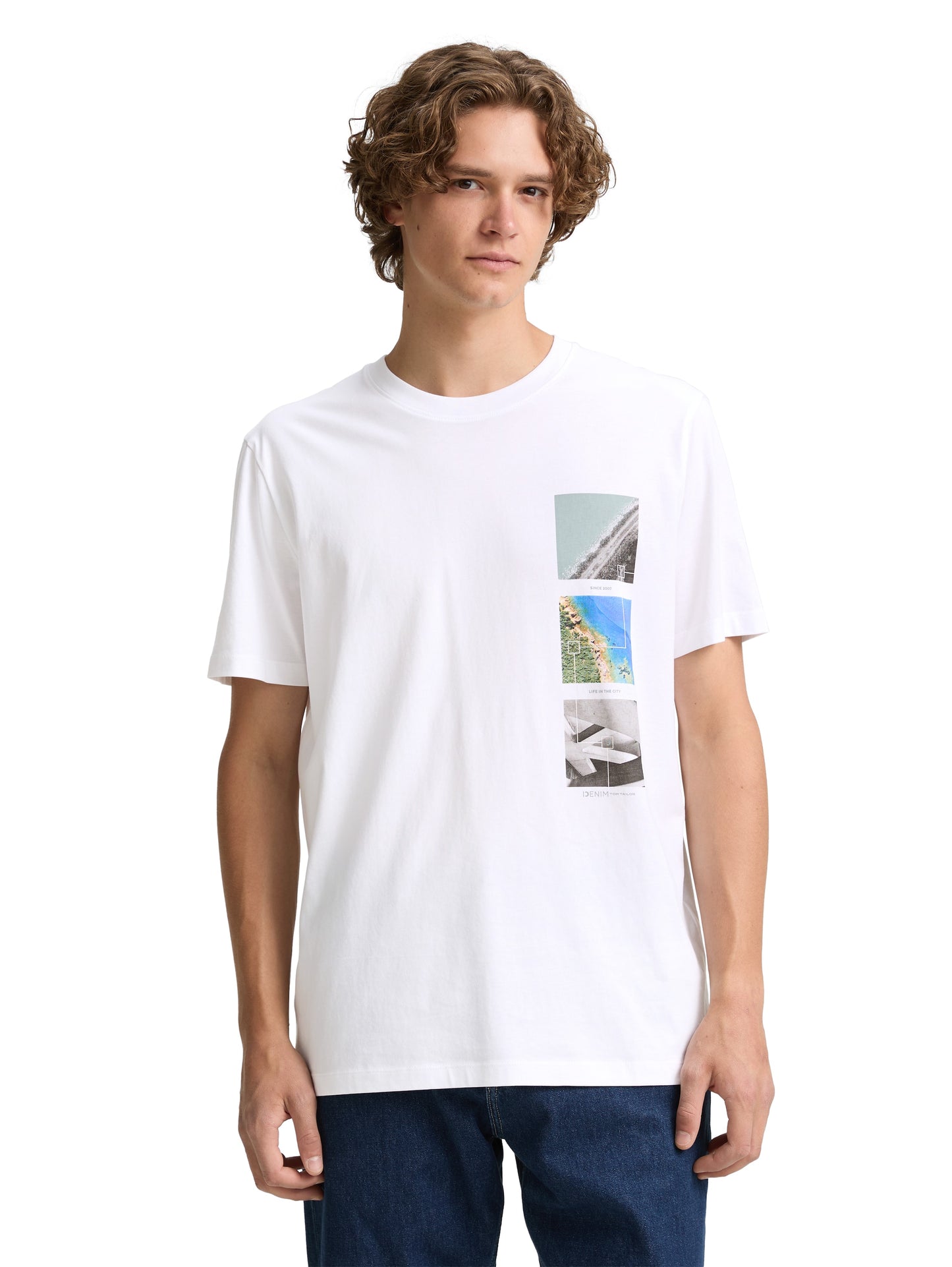 T-Shirt mit Foto-Print