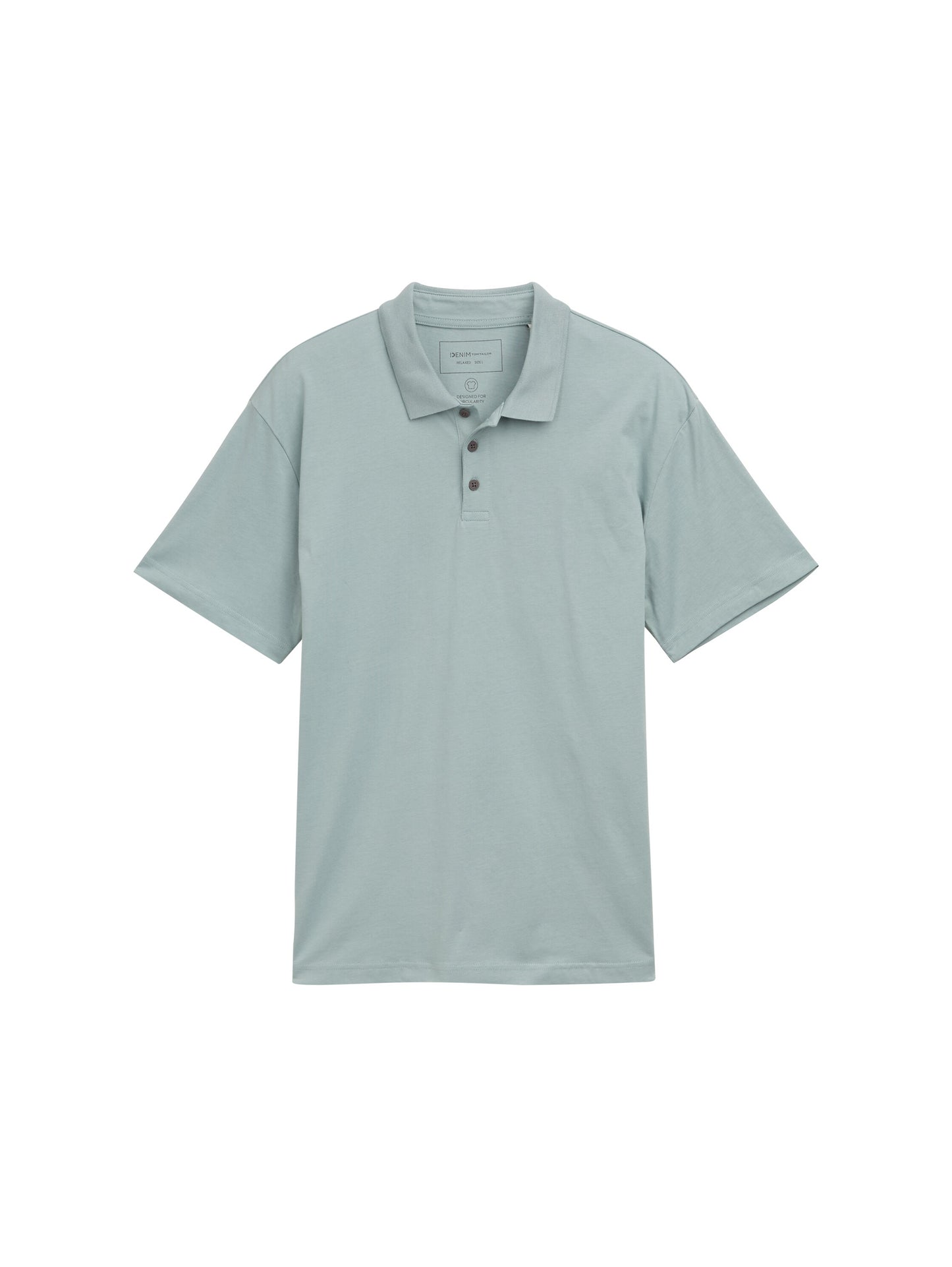 Relaxed Fit Jersey Poloshirt aus Baumwolle