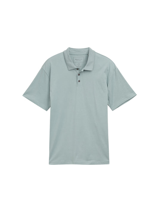 Relaxed Fit Jersey Poloshirt aus Baumwolle