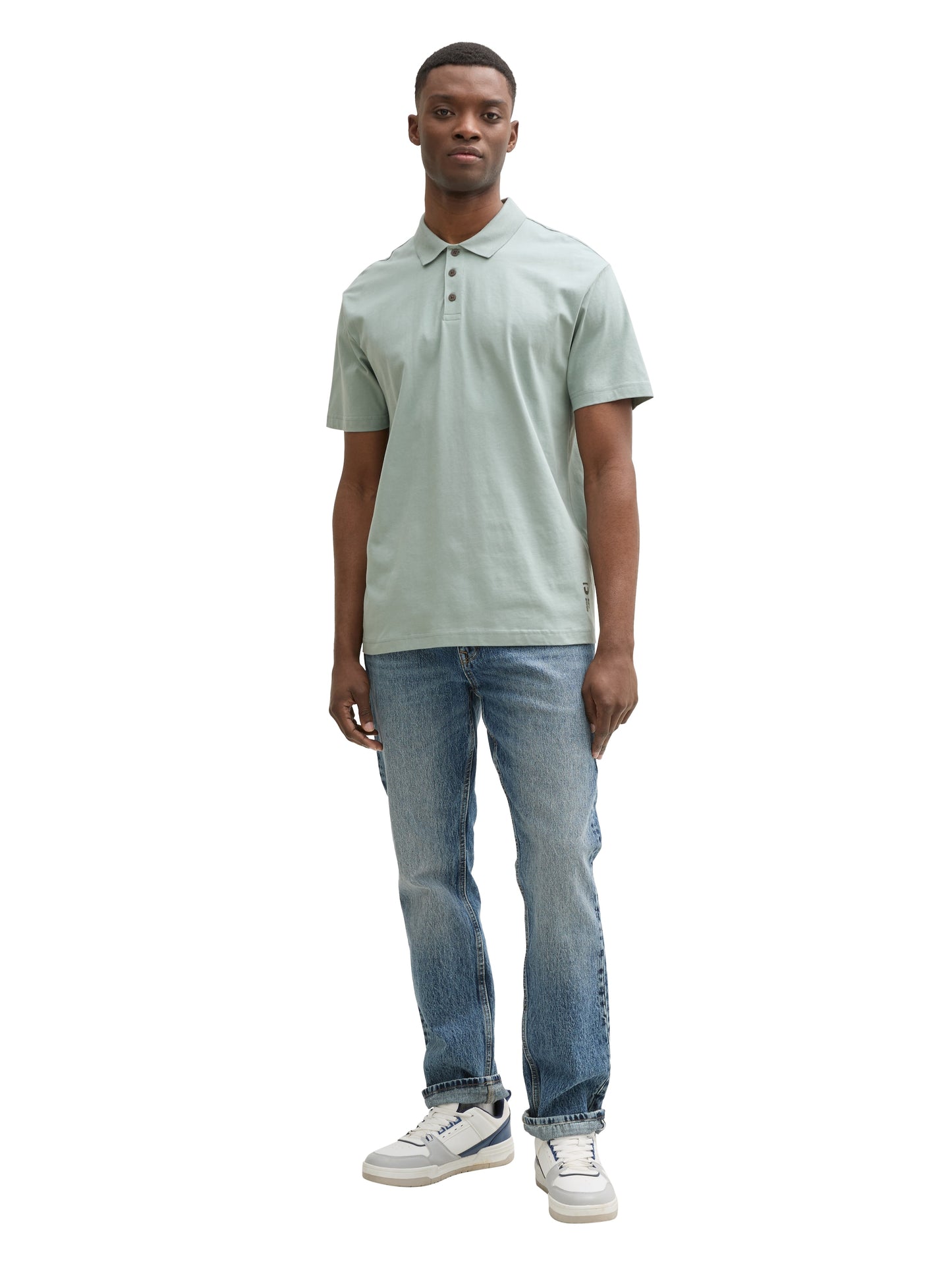 Relaxed Fit Jersey Poloshirt aus Baumwolle