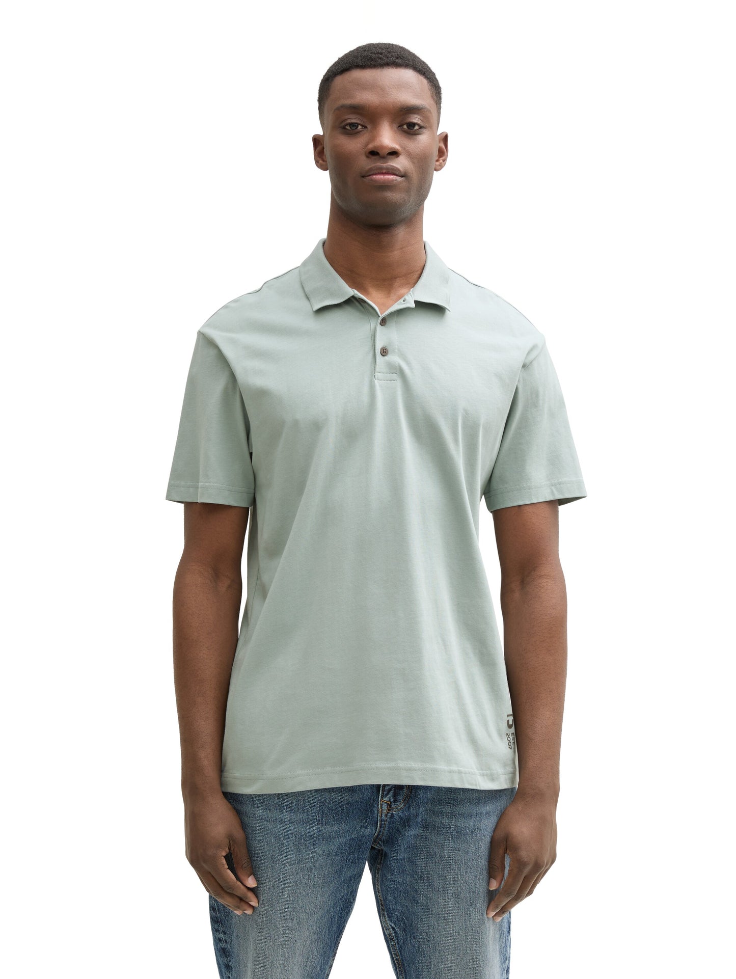 Relaxed Fit Jersey Poloshirt aus Baumwolle