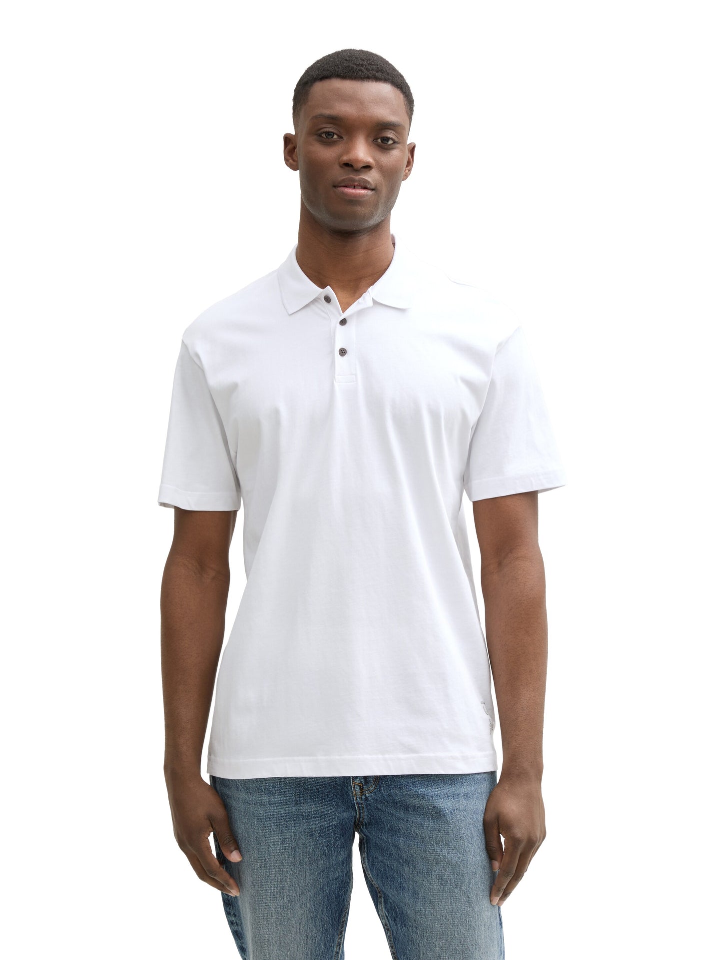 Relaxed Fit Jersey Poloshirt aus Baumwolle