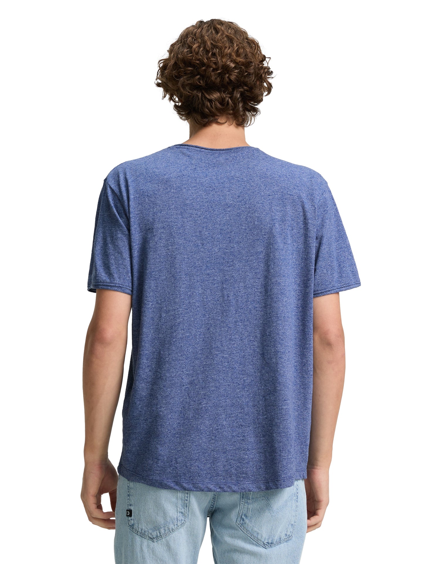 T-Shirt in Melange Optik