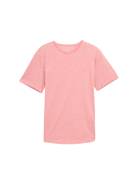 T-Shirt in Melange Optik