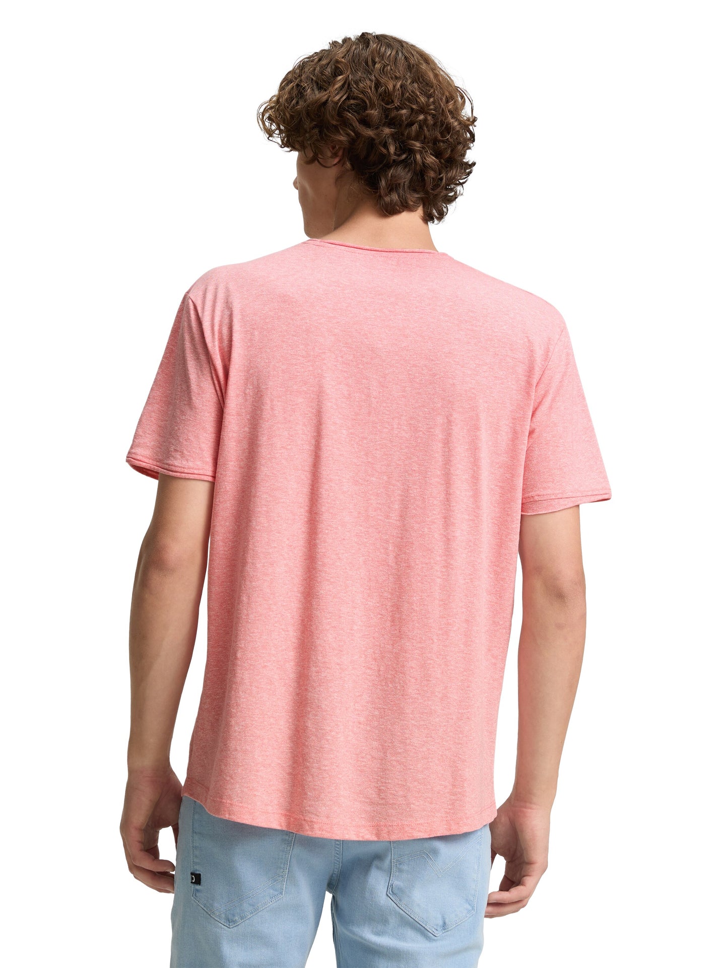 T-Shirt in Melange Optik
