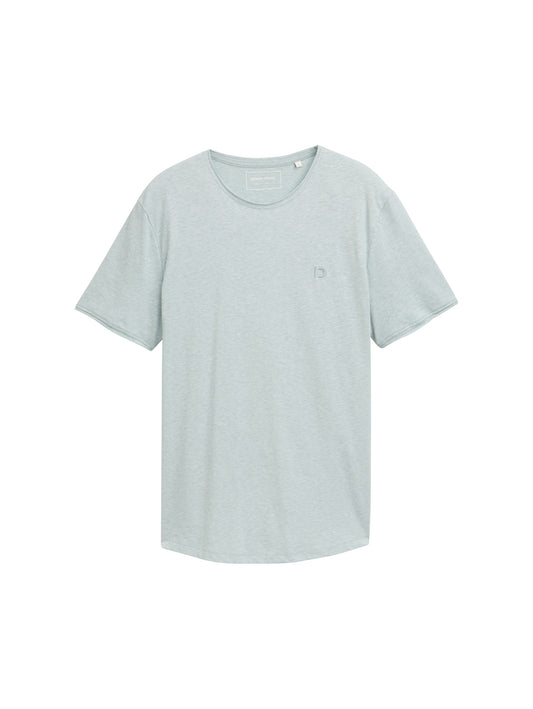 T-Shirt in Melange Optik