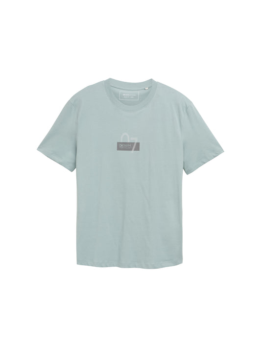 T-Shirt mit Print aus Baumwolle