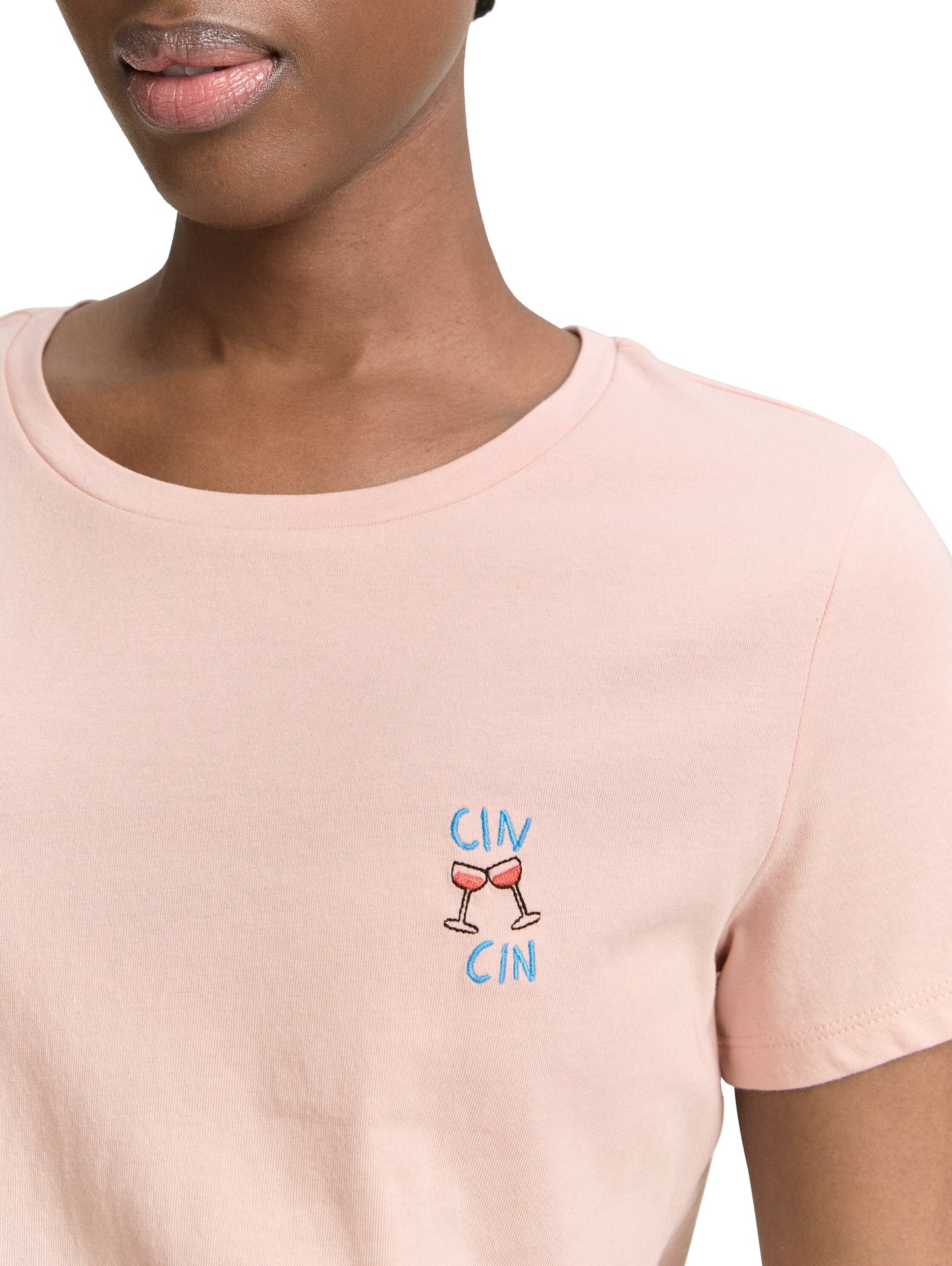 T-Shirt mit Stickerei