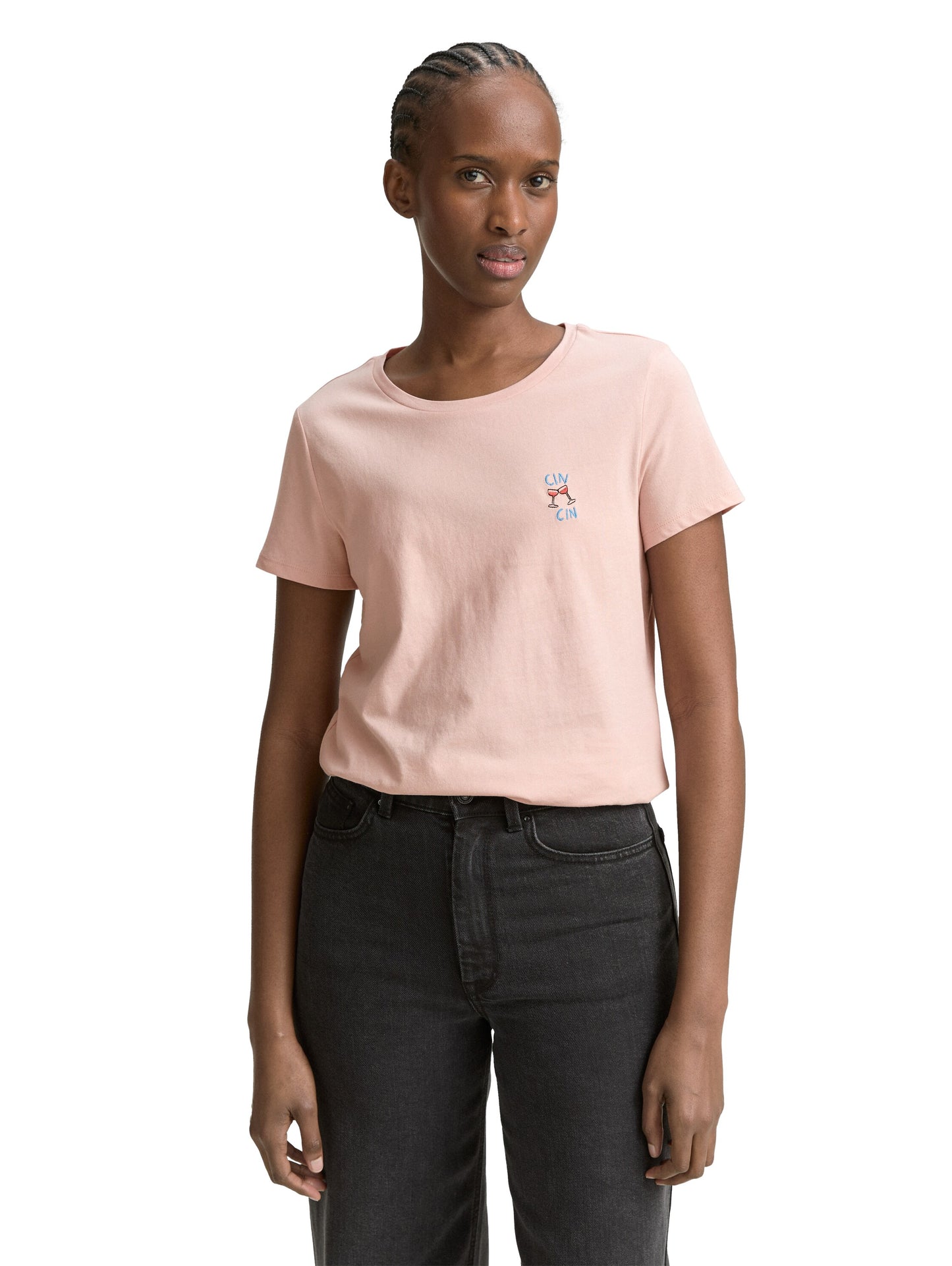 T-Shirt mit Stickerei
