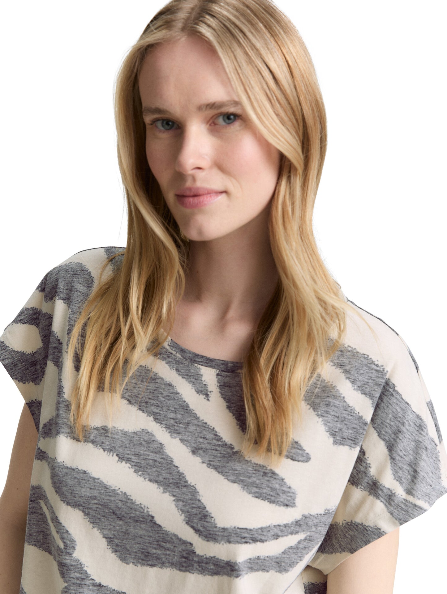 T-Shirt mit Inside-Out Print