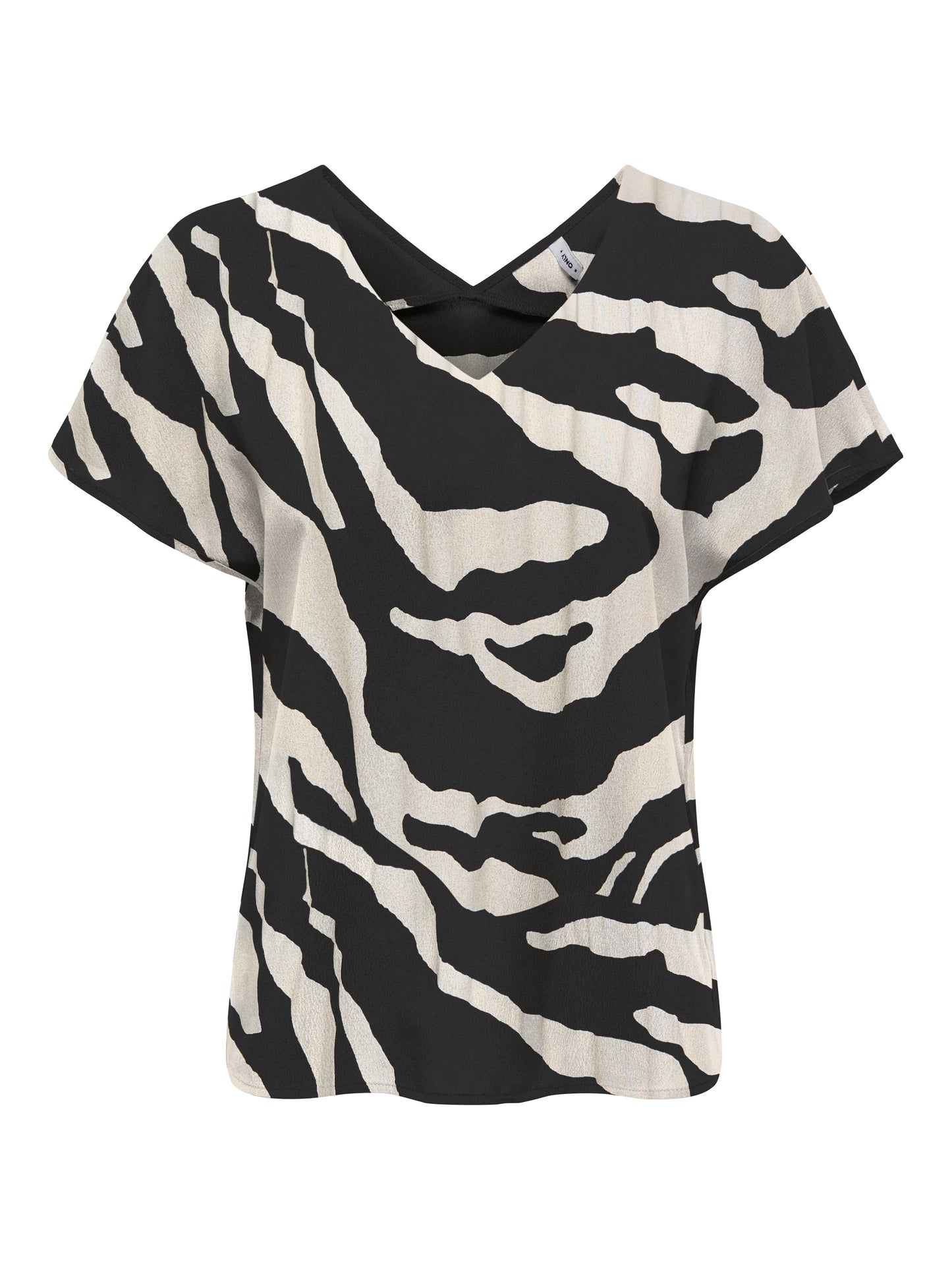 ONLNOVA LIFE VIS S/S EMMY TOP AOP
