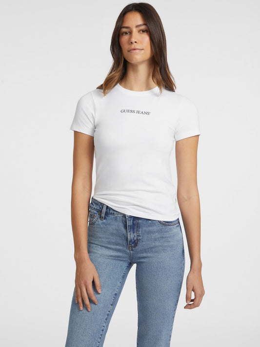 GJ SS CN SLIM LOGO PRINT TEE