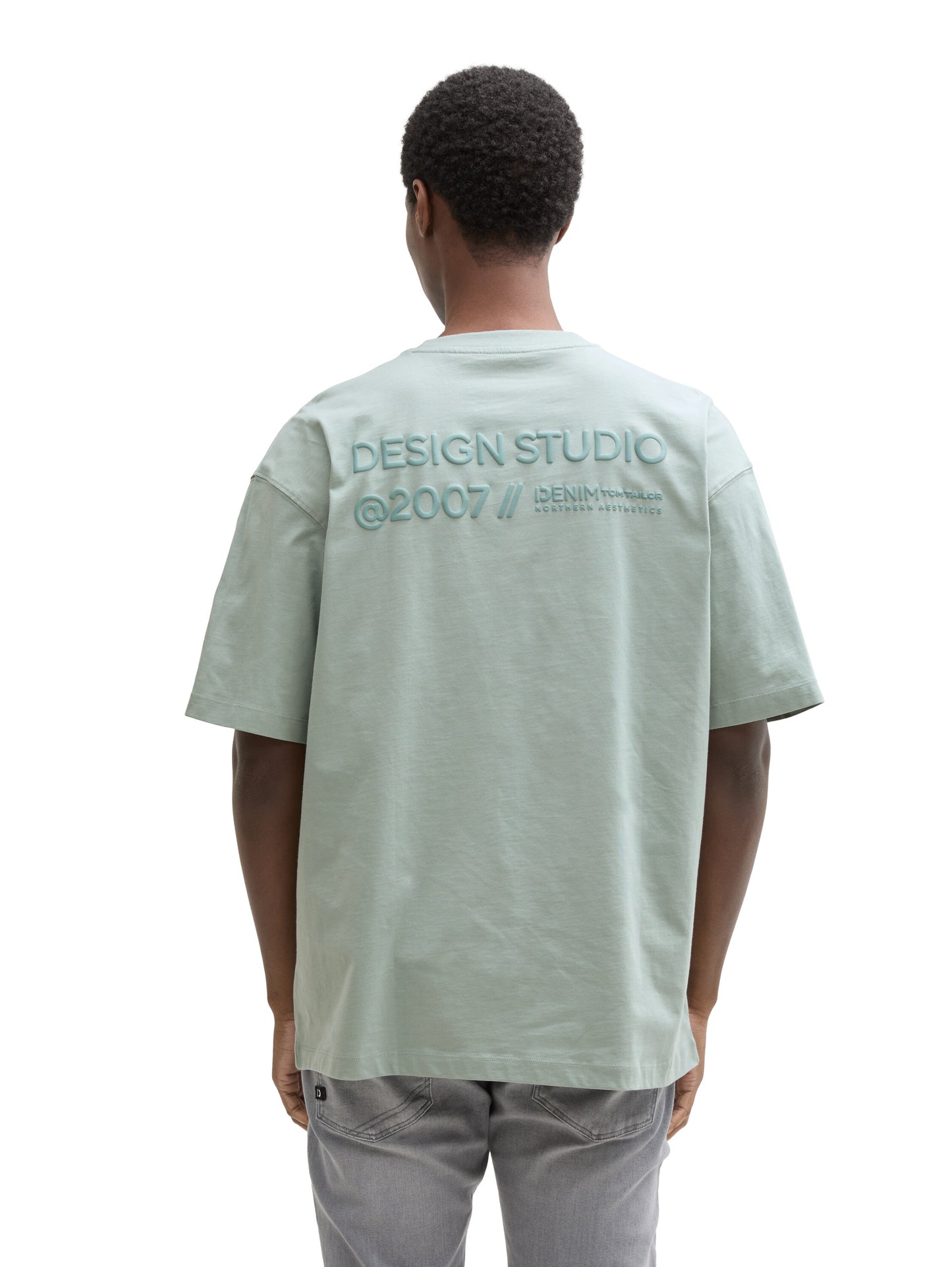 Oversize T-Shirt mit Rückenprint