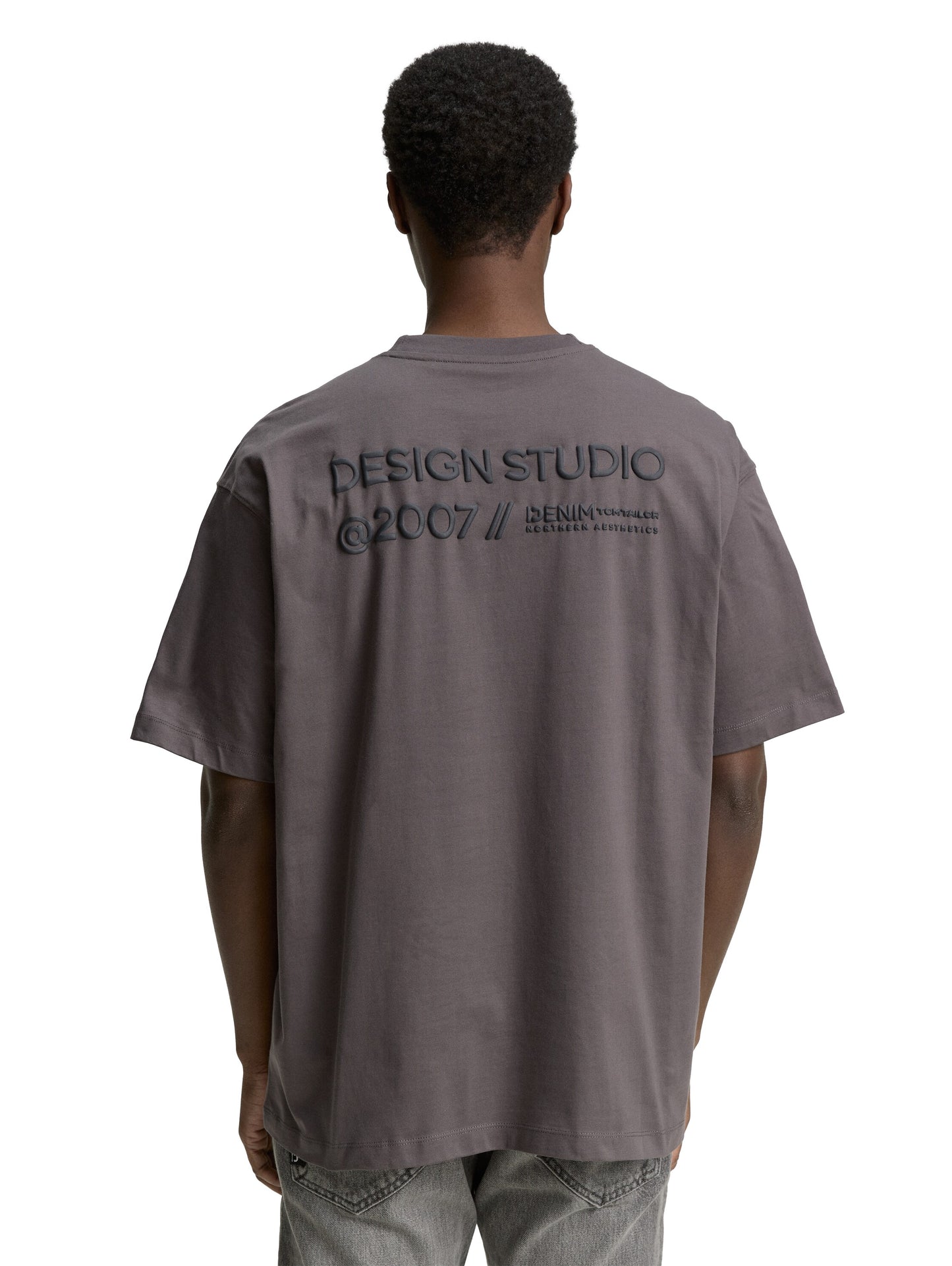 Oversize T-Shirt mit Rückenprint