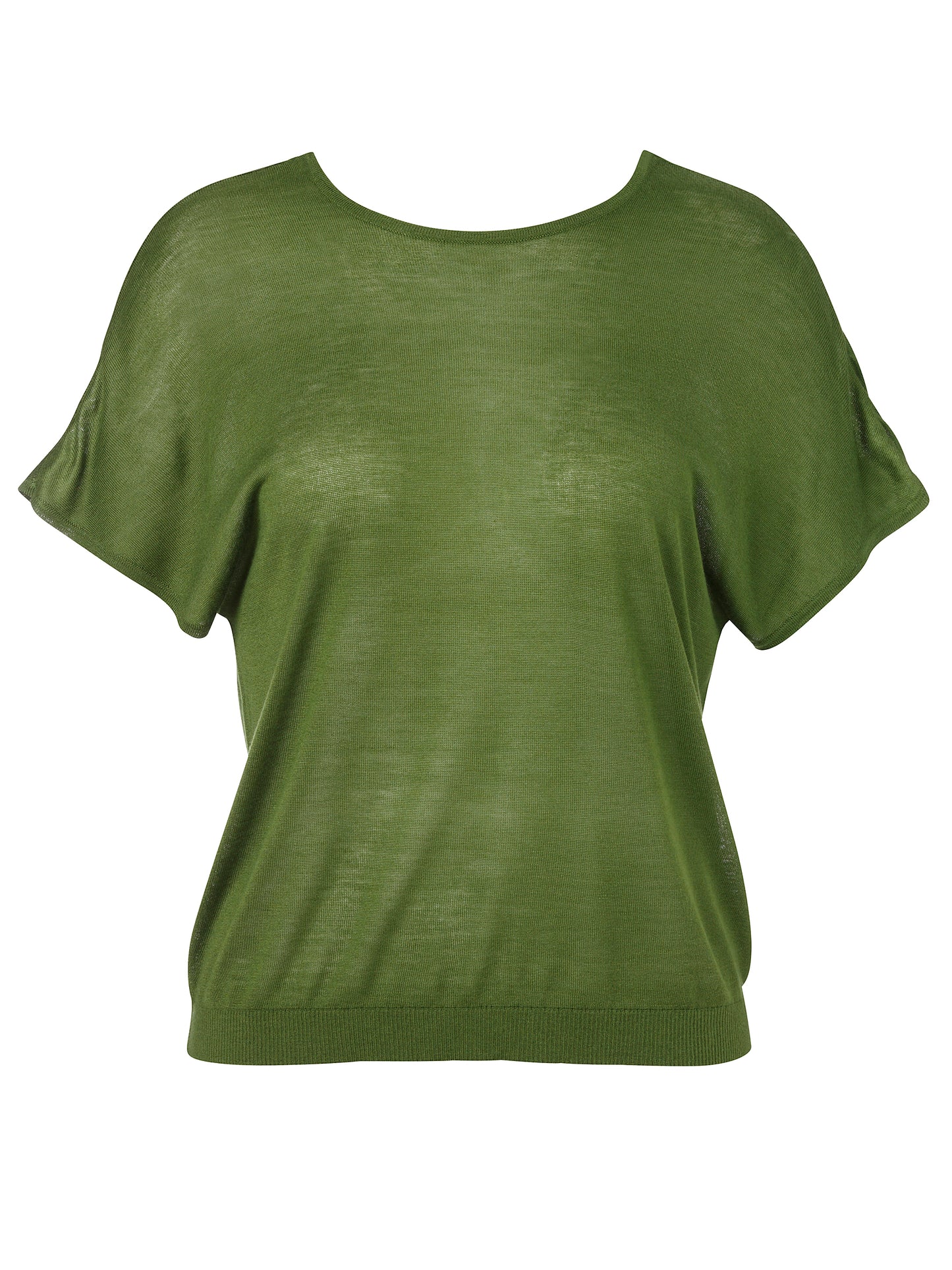 Pullover Rundhals 1/2 Arm  überschnittene Schulter