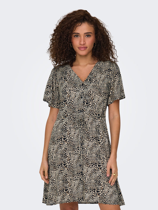 ONLEVIDA S/S SHORT DRESS WVN NOOS