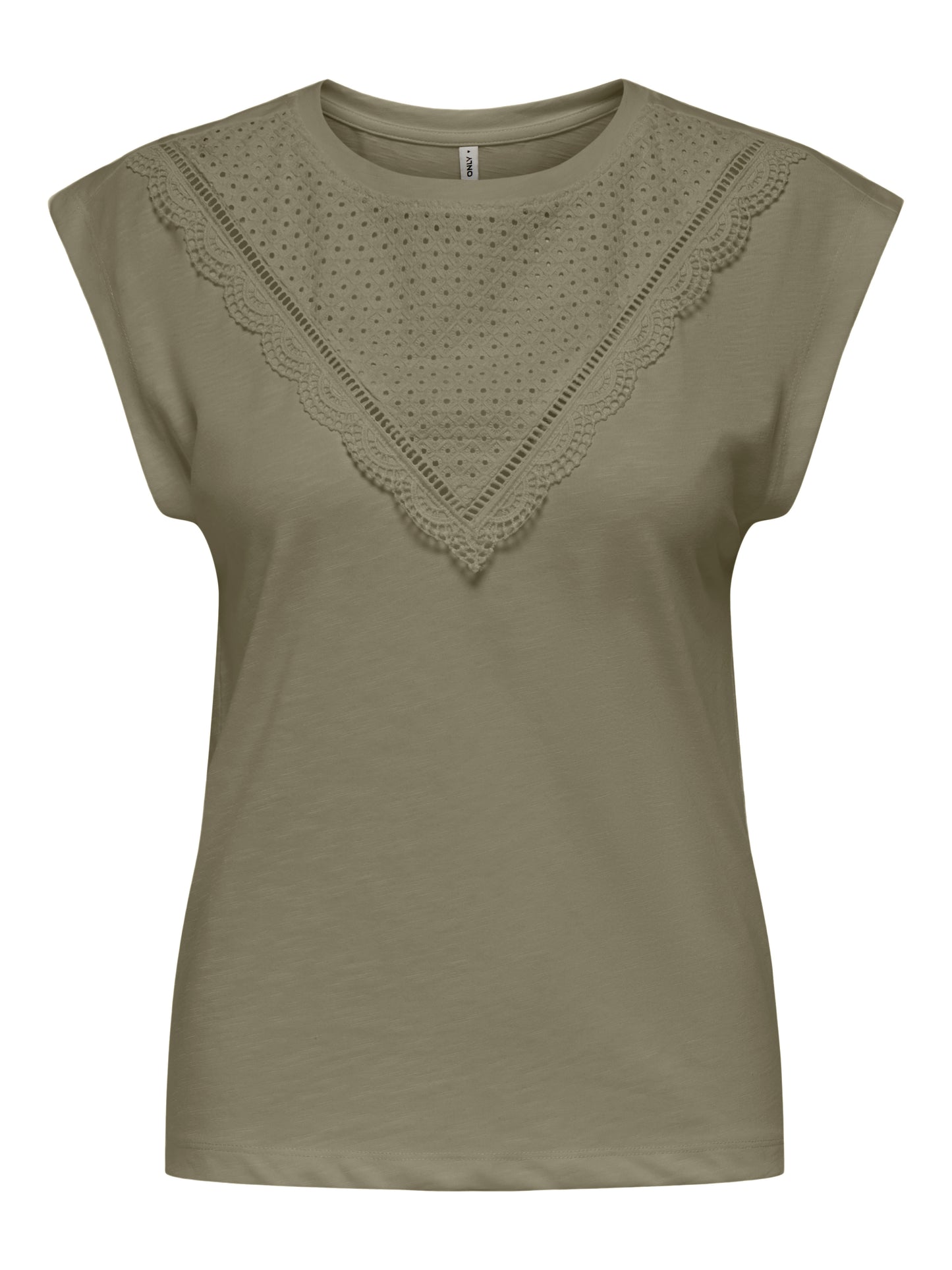 ONLDELIA LIFE S/L O-NECK MIX TOP BOX JRS