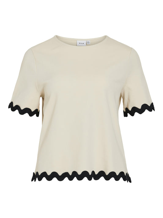 VICALISA O-NECK 2/4 TOP