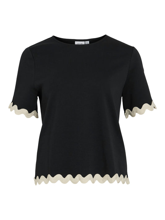 VICALISA O-NECK 2/4 TOP